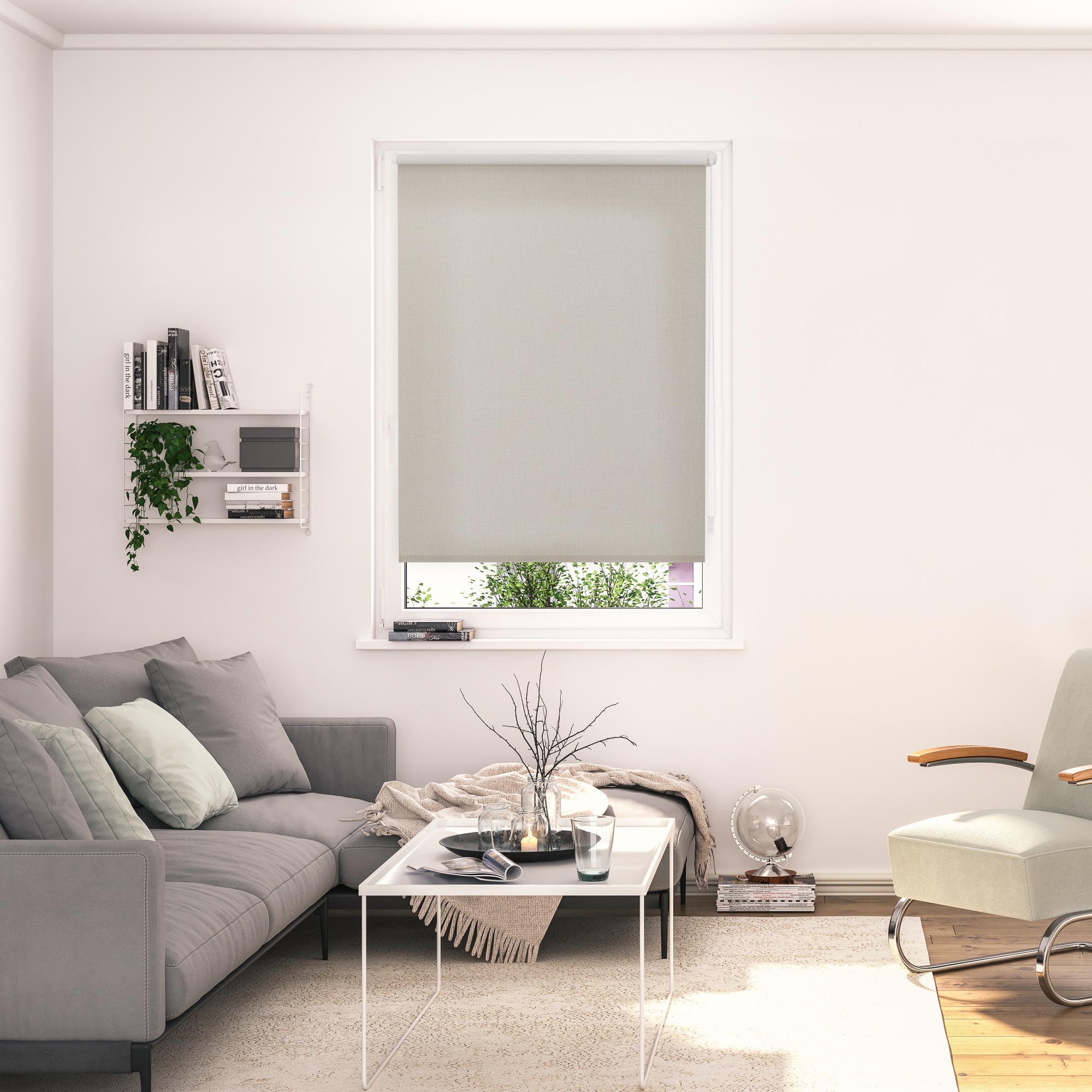 LICHTBLICK ORIGINAL Rollo »Klemmfix, ohne Bohren«, blickdicht, Hitzeschutz-energiesparend-Wärmedämmung-Sichtschutz, mit Bohren/ohne Bohren, freihängend, Thermofunktion, Lichtdurchlässig, Klemmbar, Energiesparend