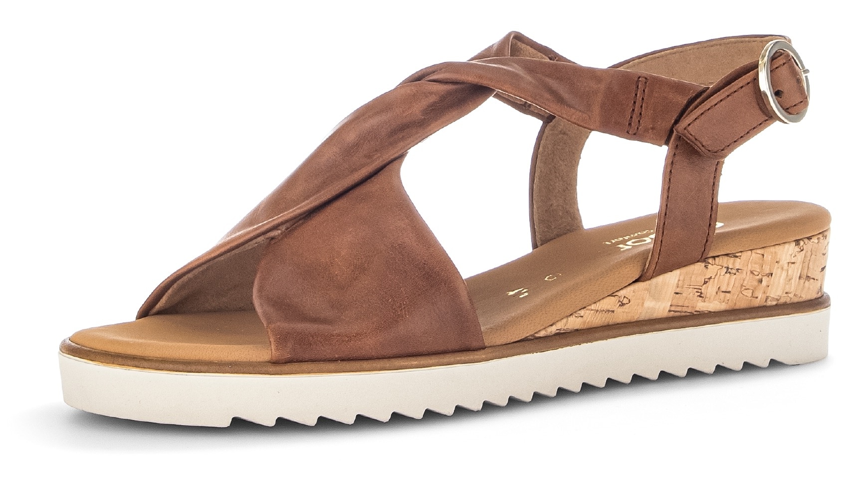 Gabor Sandalette »GENUA«  , Keilabsatz, Sommerschuh, Riemchensandale in Komfortweite G (=weit)