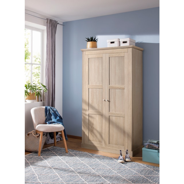 Home affaire Kleiderschrank »Clonmel«, mit Einlegeboden und Kleiderstange  hinter die Türen, Höhe 180 cm auf Rechnung kaufen