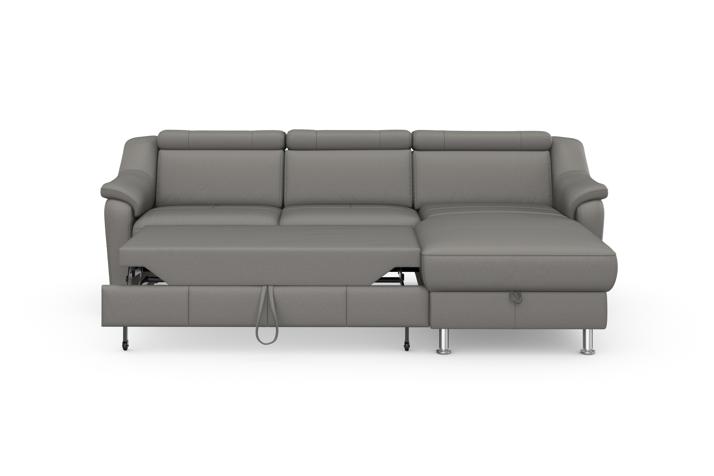sit&more Ecksofa »Freetown L-Form«, inklusive Kopfteilverstellung und komfortablem Federkern