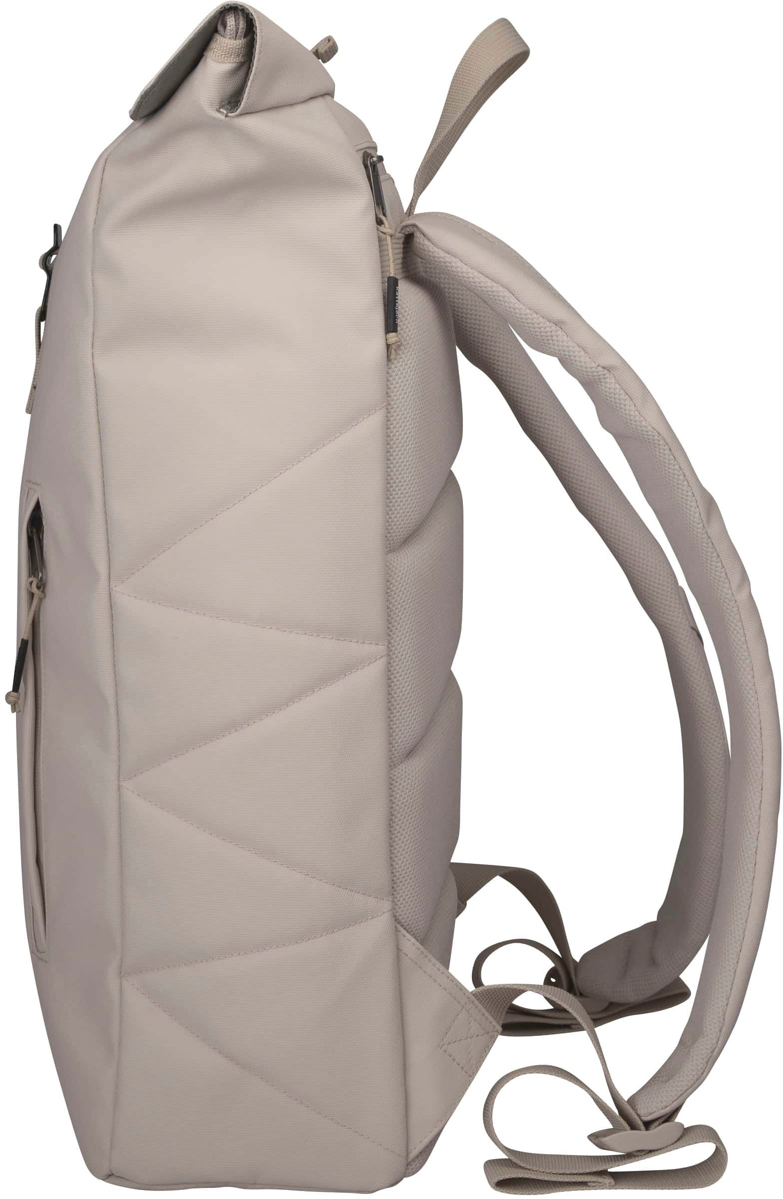 KATTBJØRN Laptoprucksack »Rolltop, Sandy Beige«