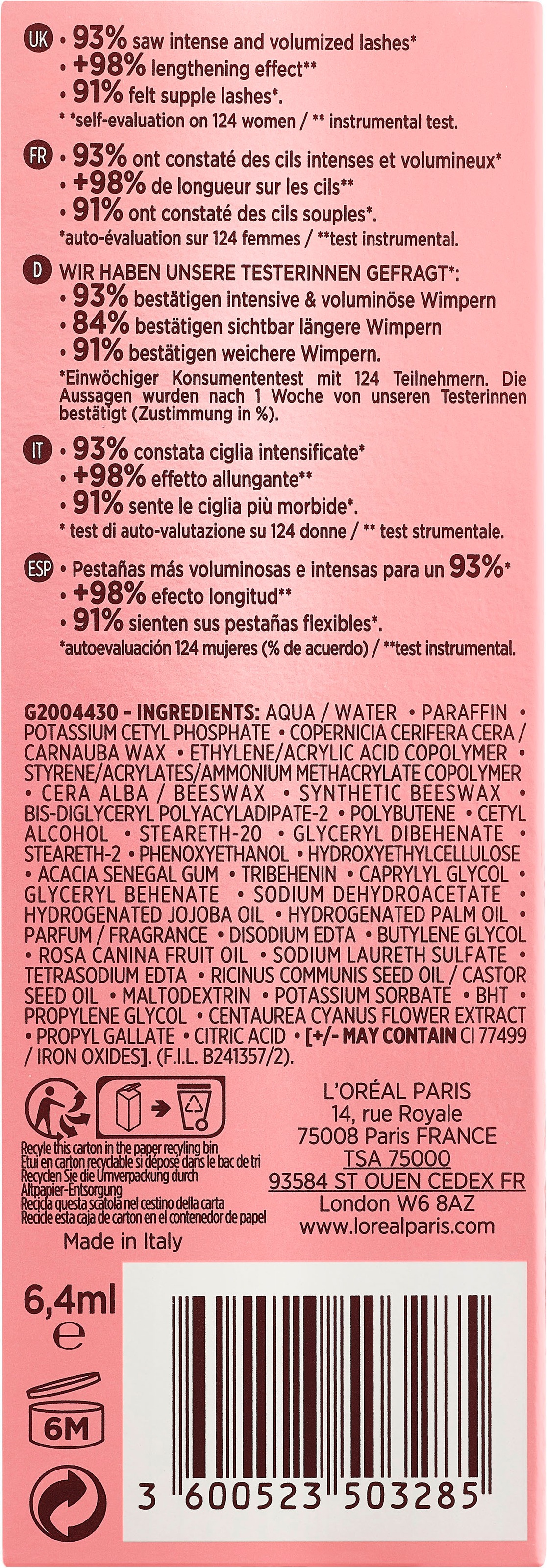 4. Bild von L'ORÉAL PARIS Mascara »Lash Paradise«