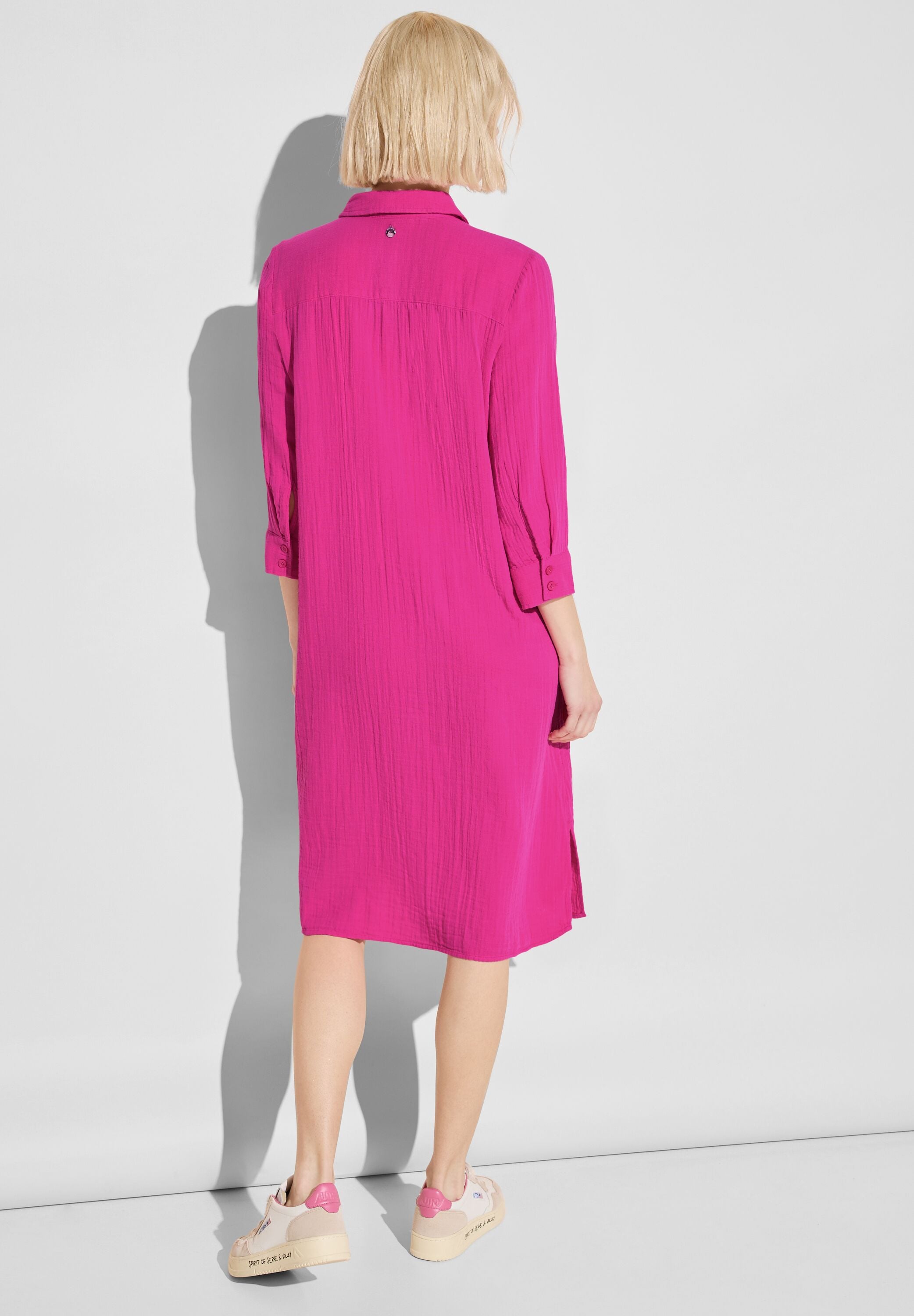 STREET ONE Hemdblusenkleid, mit Struktur
