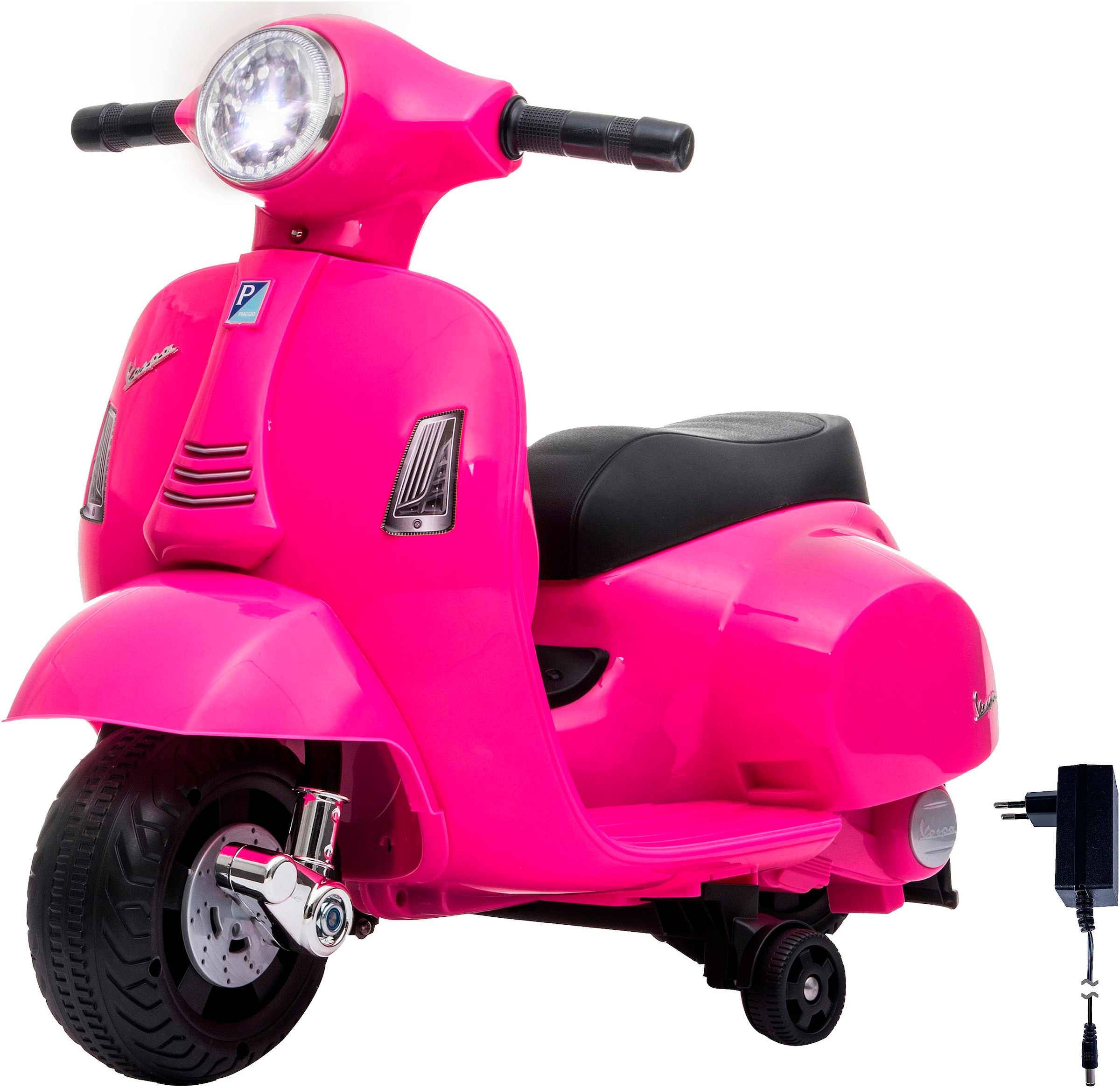 Jamara Elektro-Kinderroller »Ride-on Vespa Mini, Li-Power 8.4« ab 18 Monaten bis 25 kg mit Licht und manueller Hupe