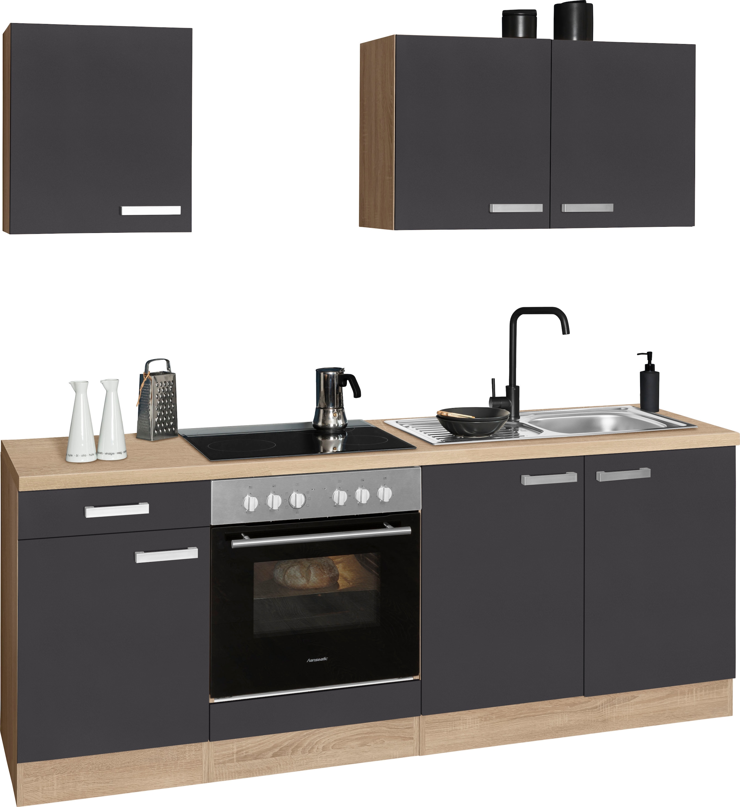 OPTIFIT Küchenzeile »Leer«, Breite 210 Hanseatic-E-Geräten cm, kaufen online mit