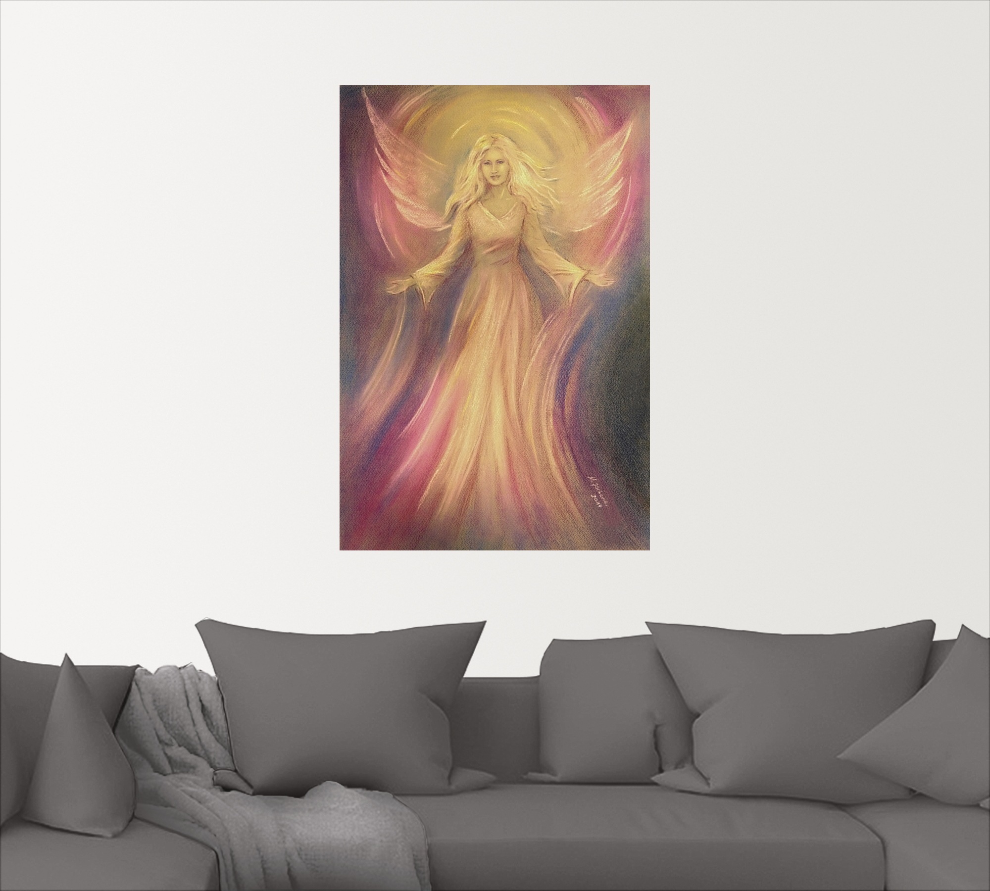 Artland Wandbild »Engel Licht Liebe - Spirituelle Malerei«, Religion, (1 St günstig online kaufen