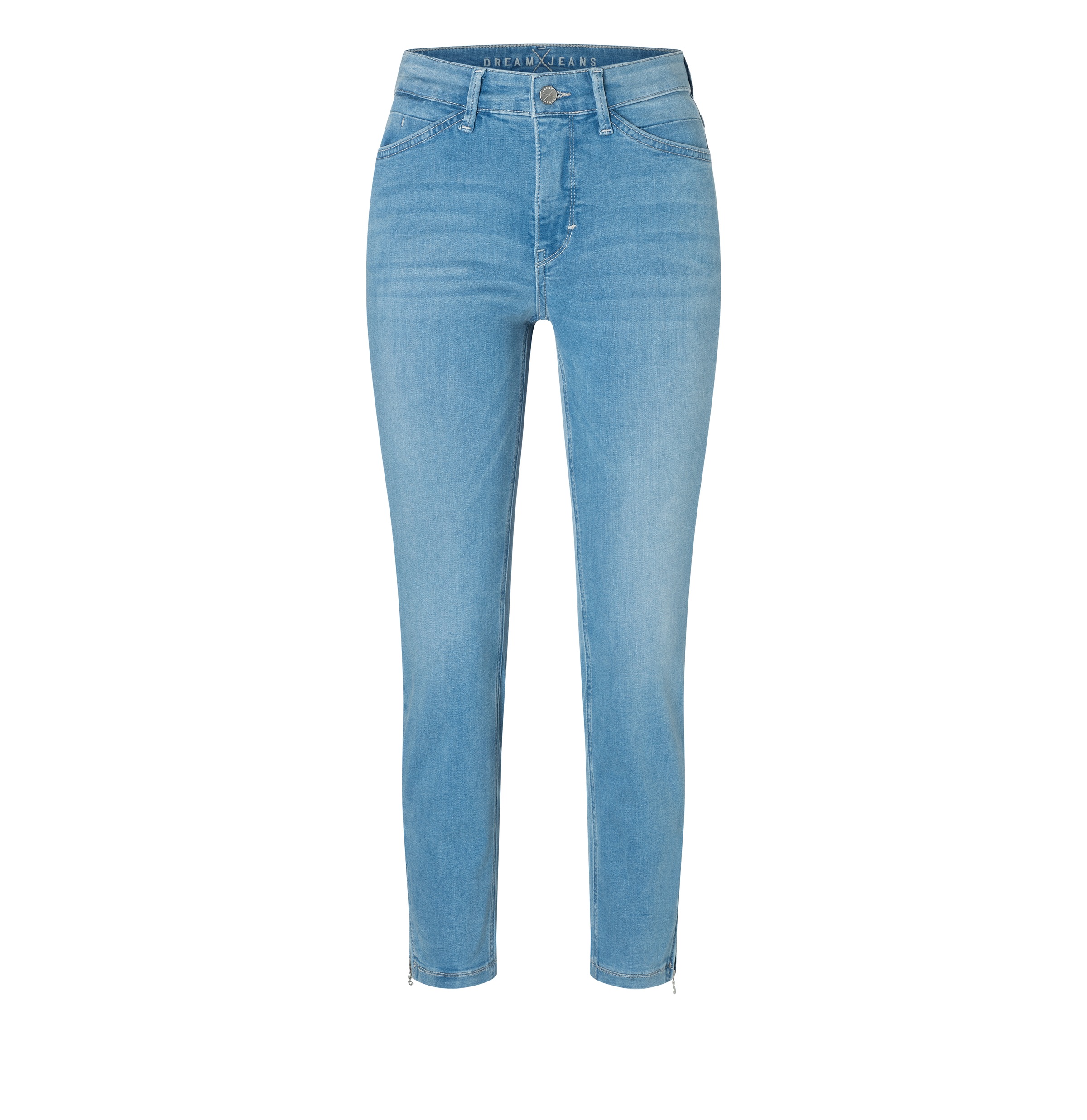 MAC 7/8-Jeans »Dream Chic«, verkürzte Form mit Reißverschluss