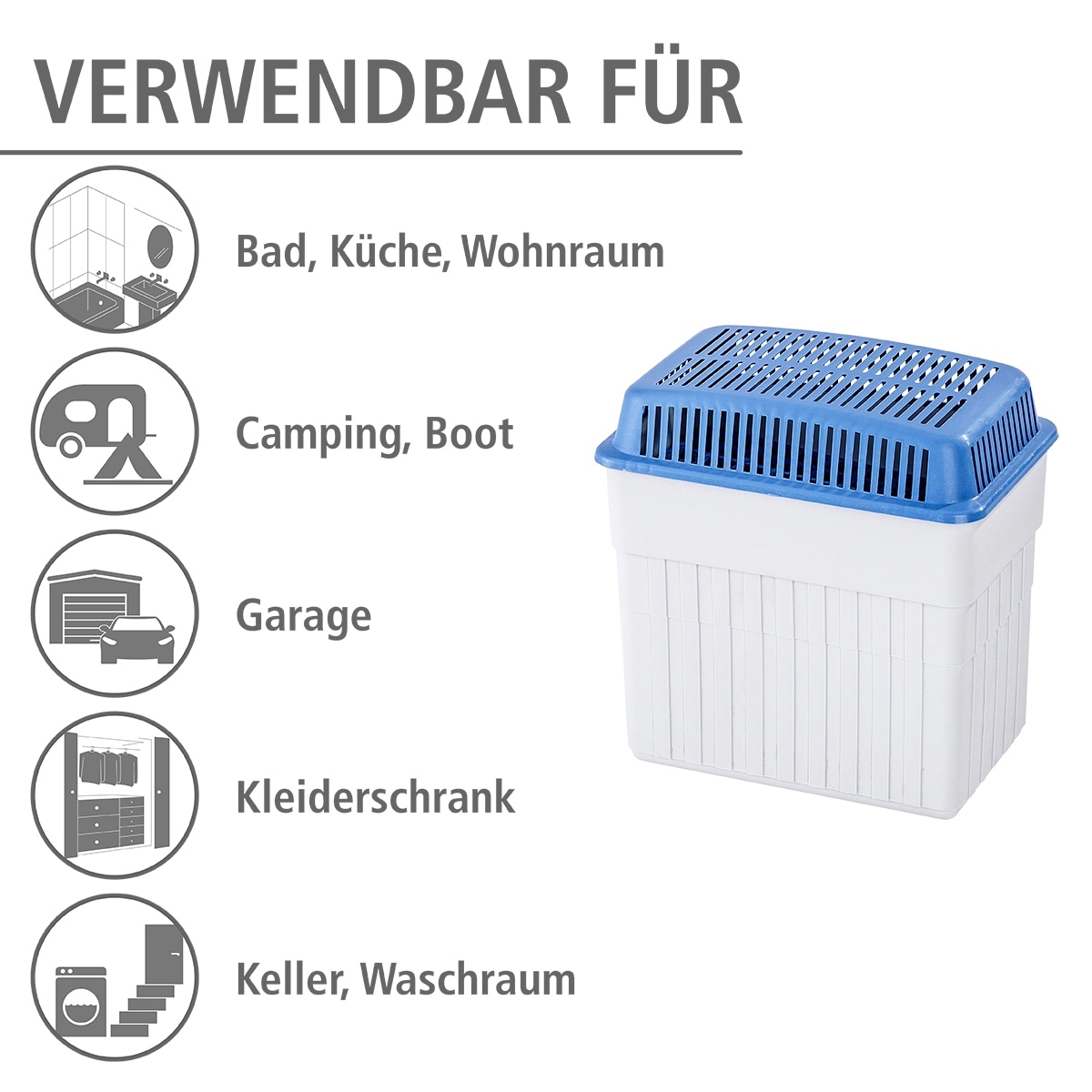 WENKO Luftentfeuchter »Feuchtigkeitskiller«, für Räume, kaufen m³ l ausreichend 160 4,7 Flüssigkeit online für