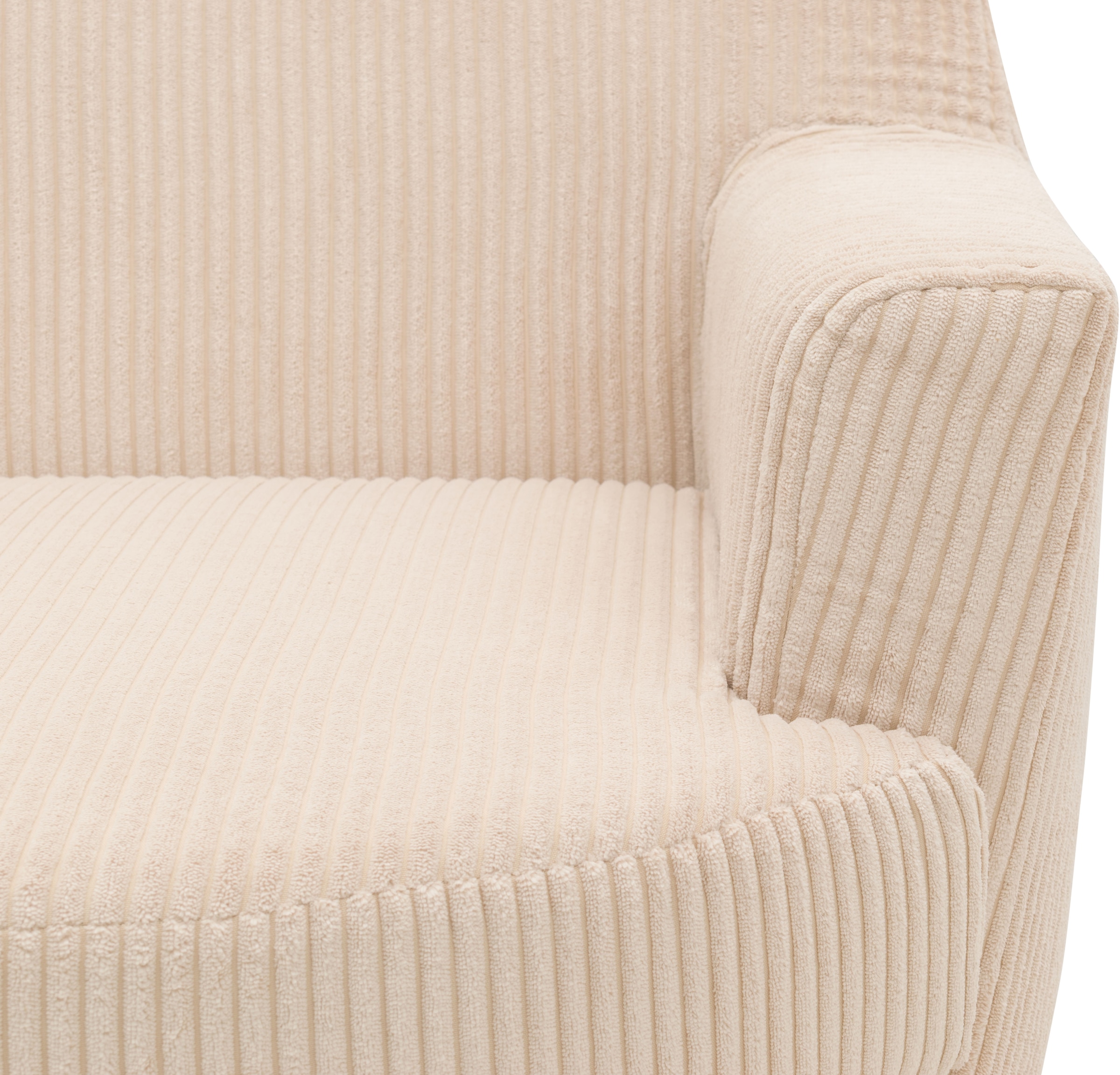 INOSIGN Drehsessel »HETTY, Drehsessel mit Wippfunktion und Hocker; Lesesessel, Armsessel«, (Set, 2 St.), mit Dreh/Wippfunktion, mit Federkern, in Cord und Microfaser