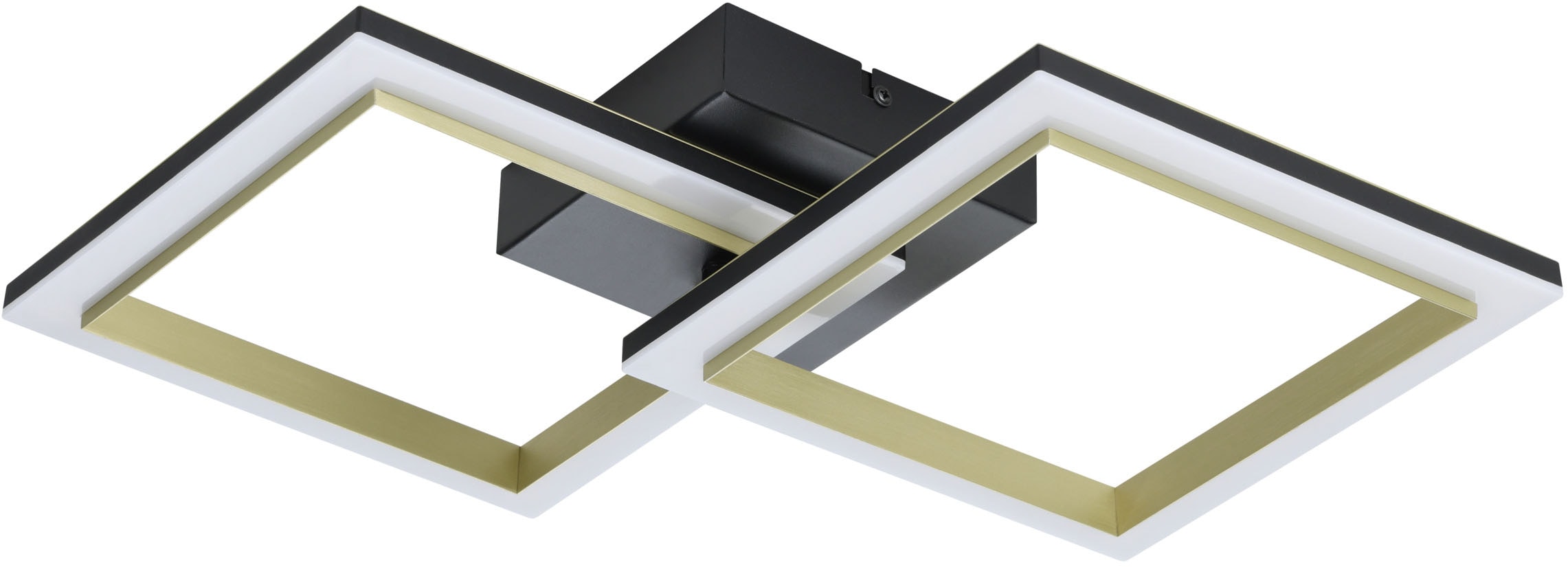 EGLO LED Deckenleuchte »CALLIERA Deckenlampe - Stahl, Kunststoff - LED - 18 günstig online kaufen