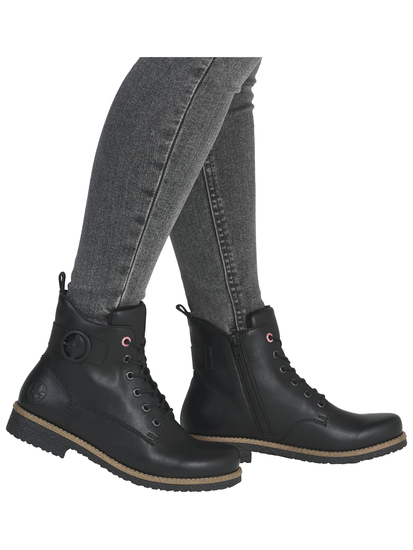 Rieker Schnürstiefelette »Rieker Stiefelette Lederimitat«