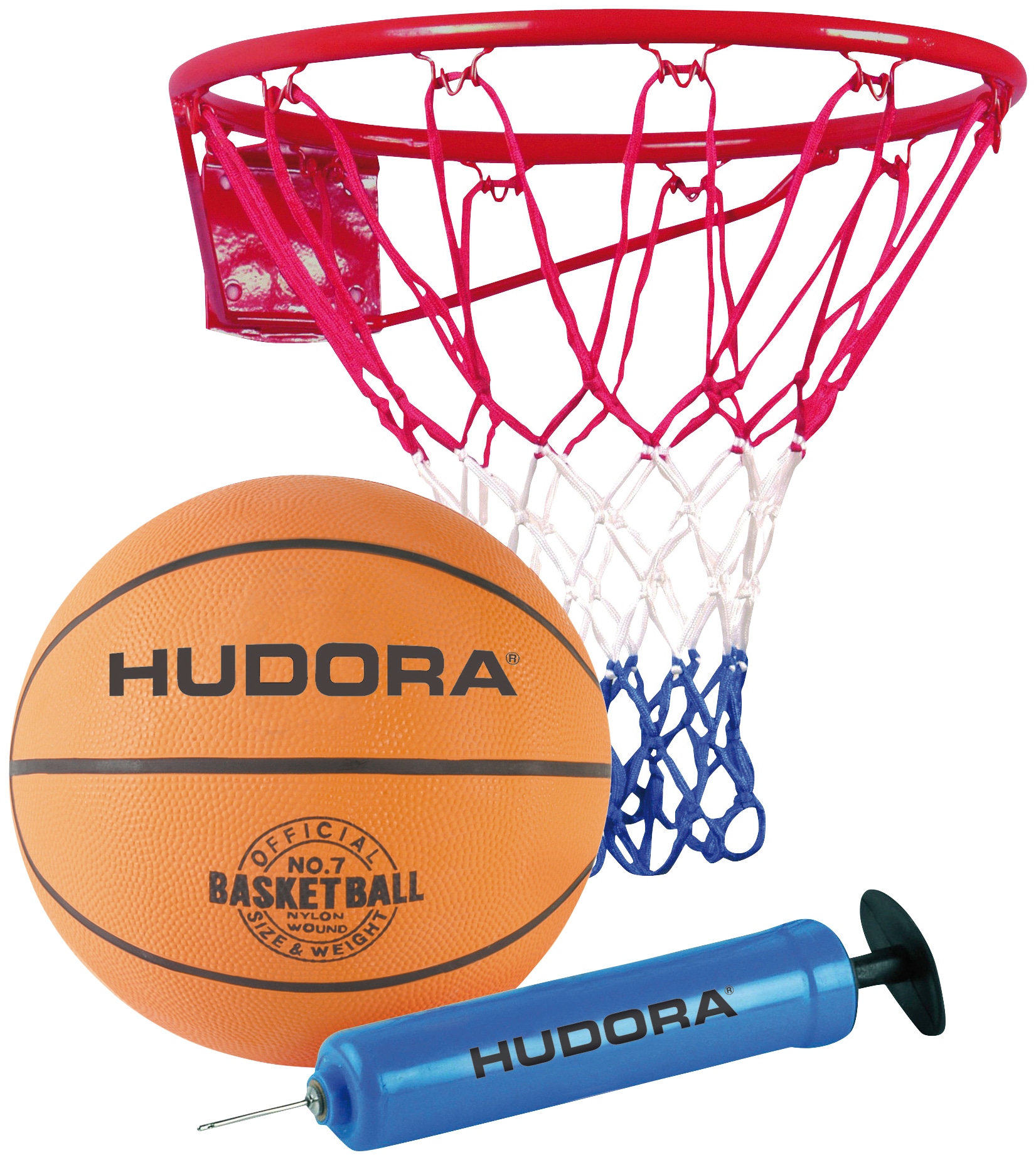 mit Ball Hudora Basketballkorb »Hudora (Set, Slam It«, Pumpe) Basketballkorb 3 online bestellen und St.,