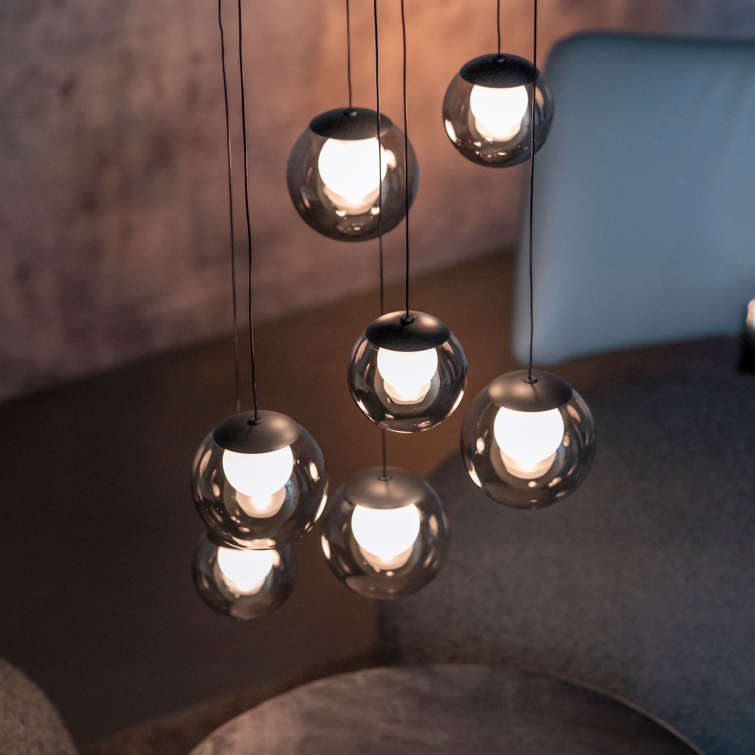 Neuhaus PURE LED Pendelleuchte »PURE Popup« LED-Board 1 Stk. warmweiß - kaltweiß Comfort Lift, CCT, dimmbar über Fernbedienung
