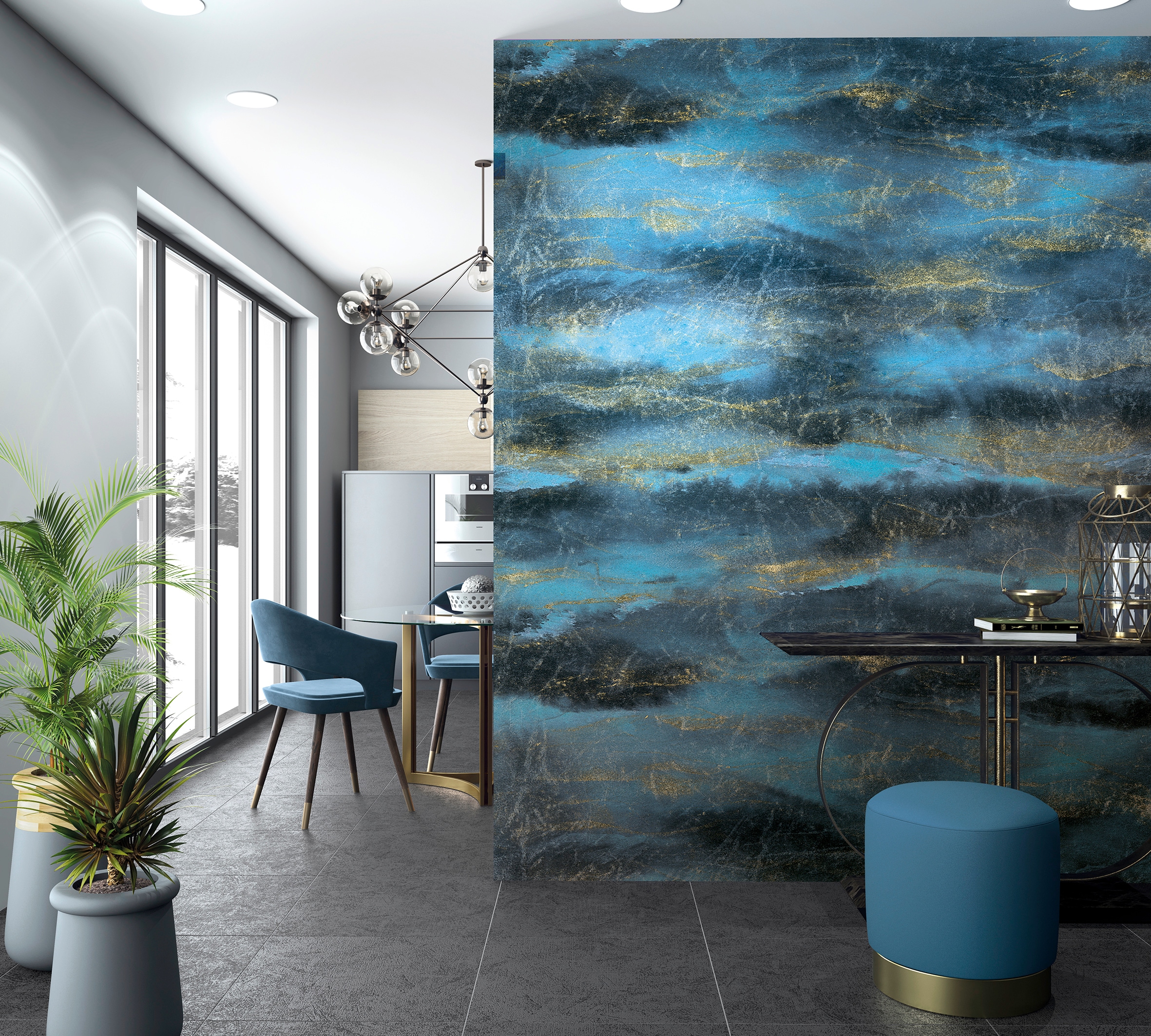 Marburg Fototapete, seidenmatt, moderne Tapete für Wohnzimmer Schlafzimmer Küche