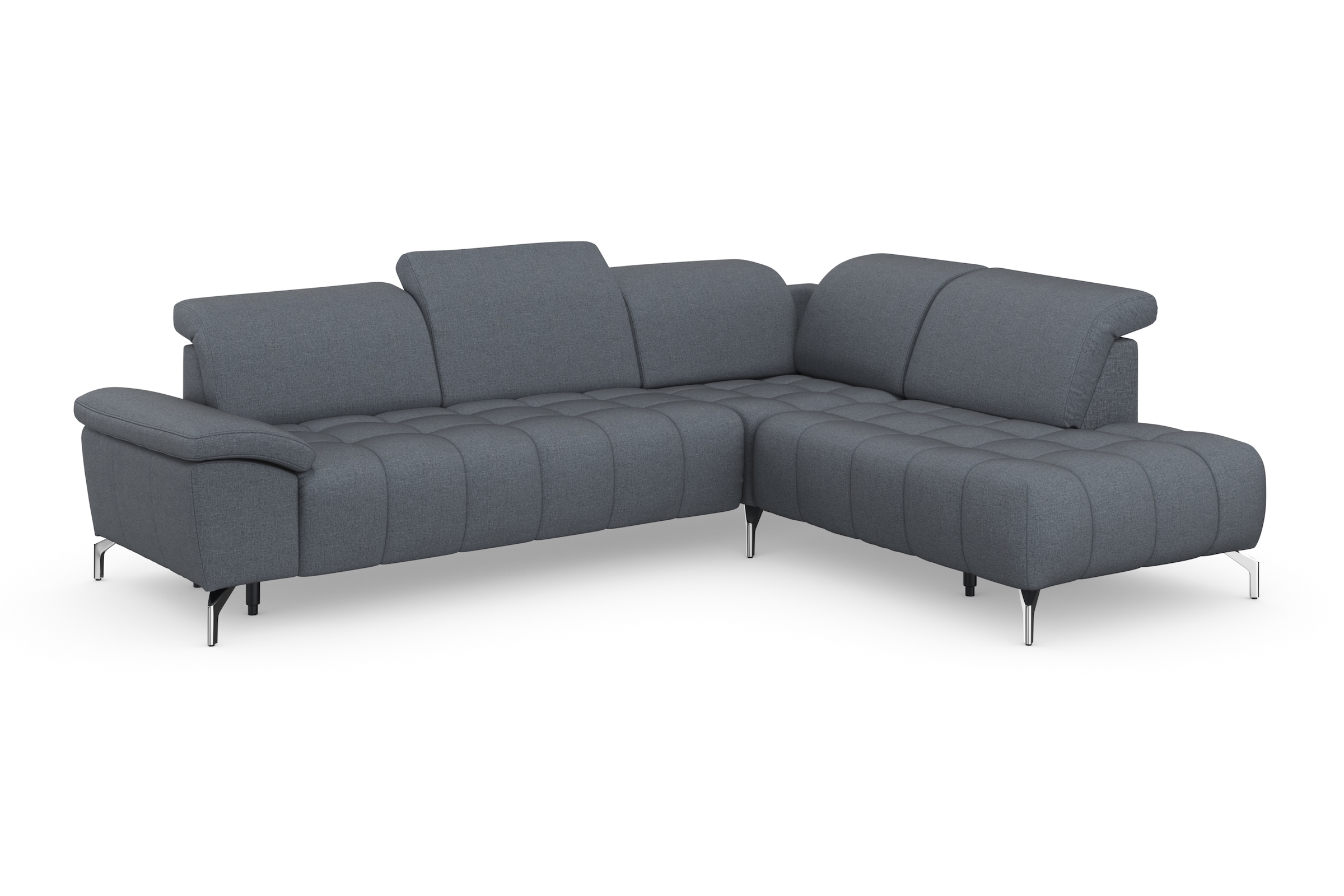 sit&more Ecksofa »Cool L-Form«, wahlweise mit Kopfteilverstellung und Vorziehsitz, motorisch