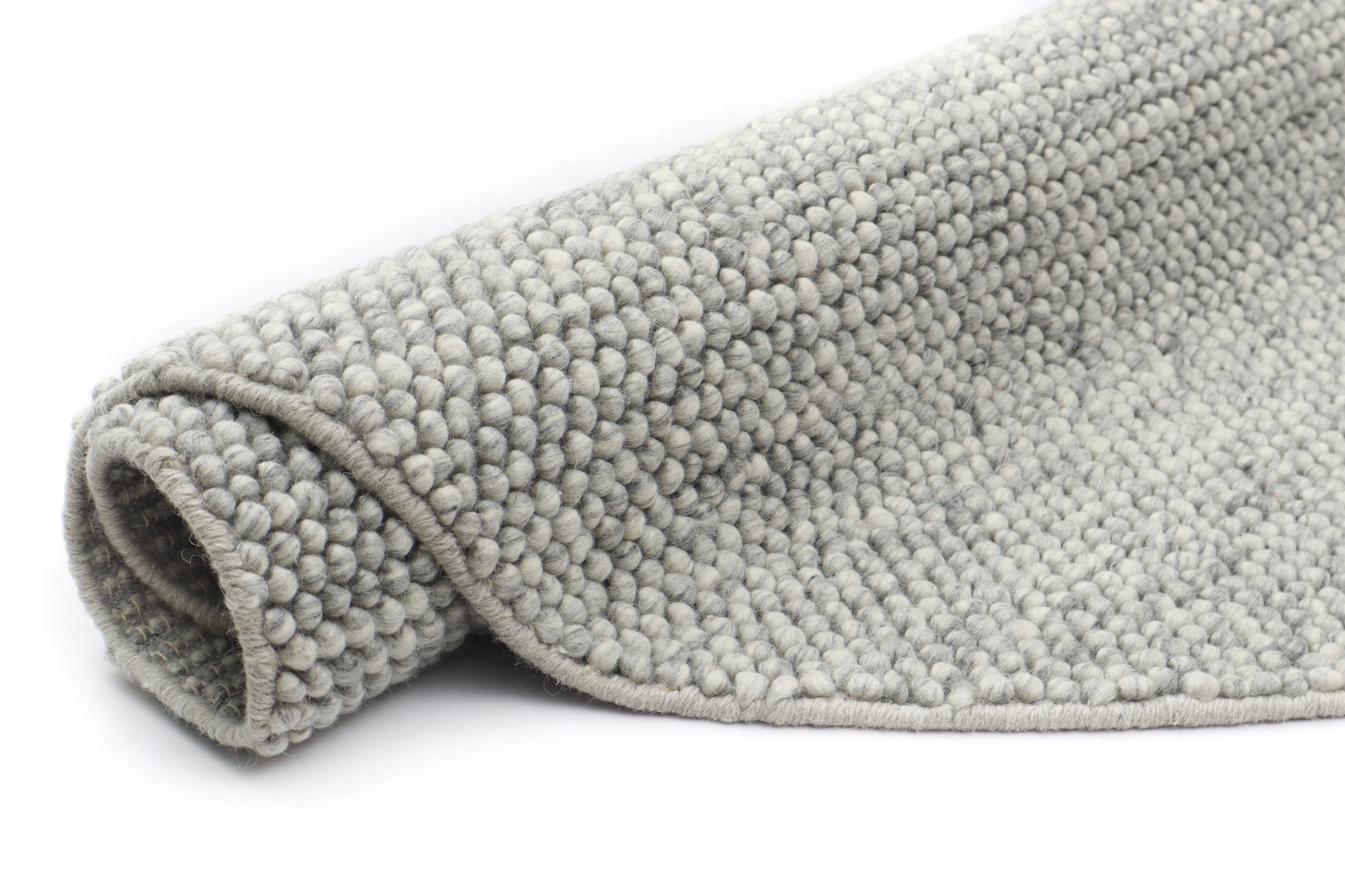 LeGer Home by Lena Gercke Teppich »Ainhoa, handgewebt, Wolle«, rund, 12 mm Höhe, Teppich, Wohnzimmer, Schlafzimmer, Esszimmer