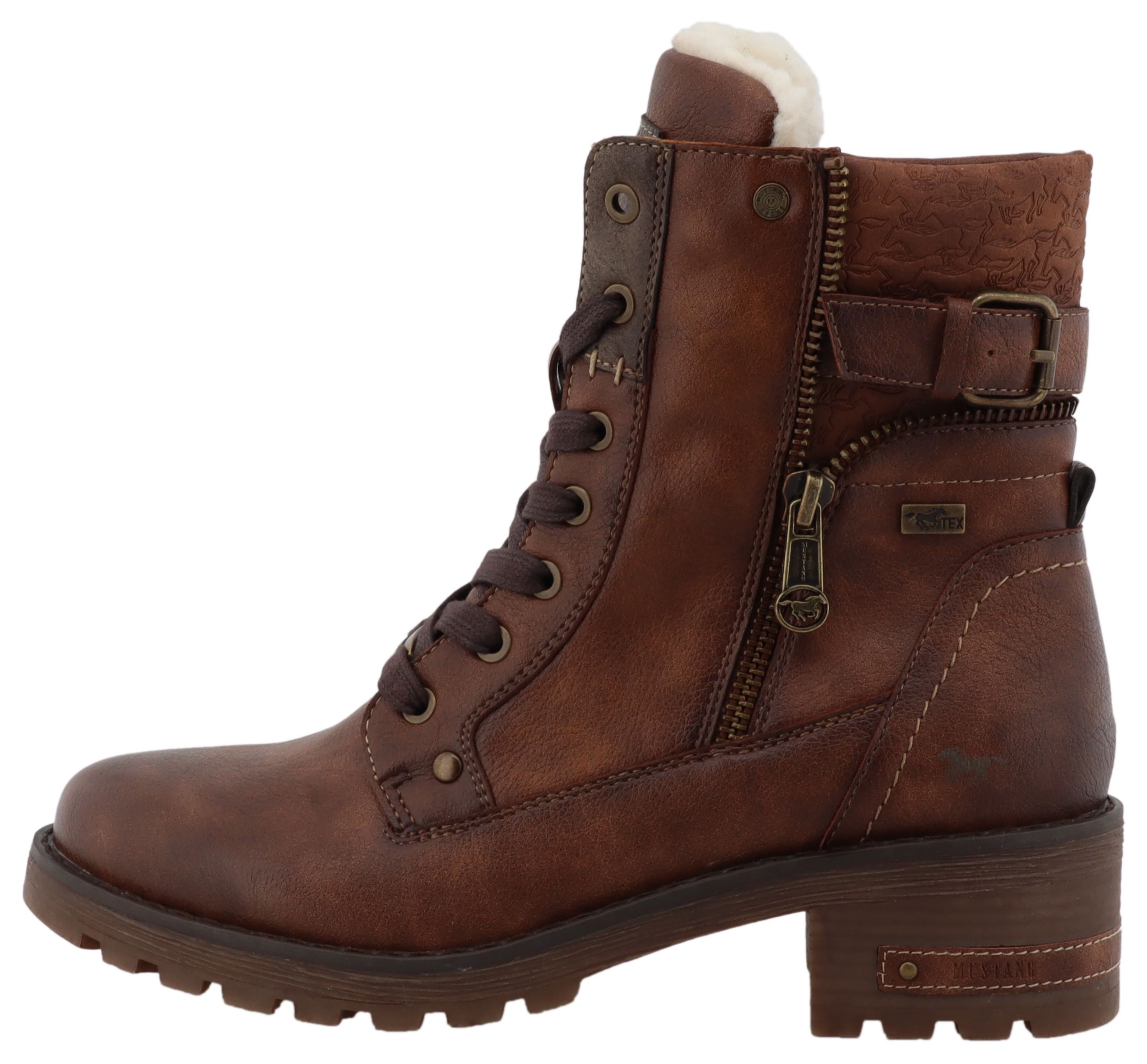 Mustang Shoes Winterstiefelette »Haukea«  Winterstiefelette, Boots mit Innenreißveschluss