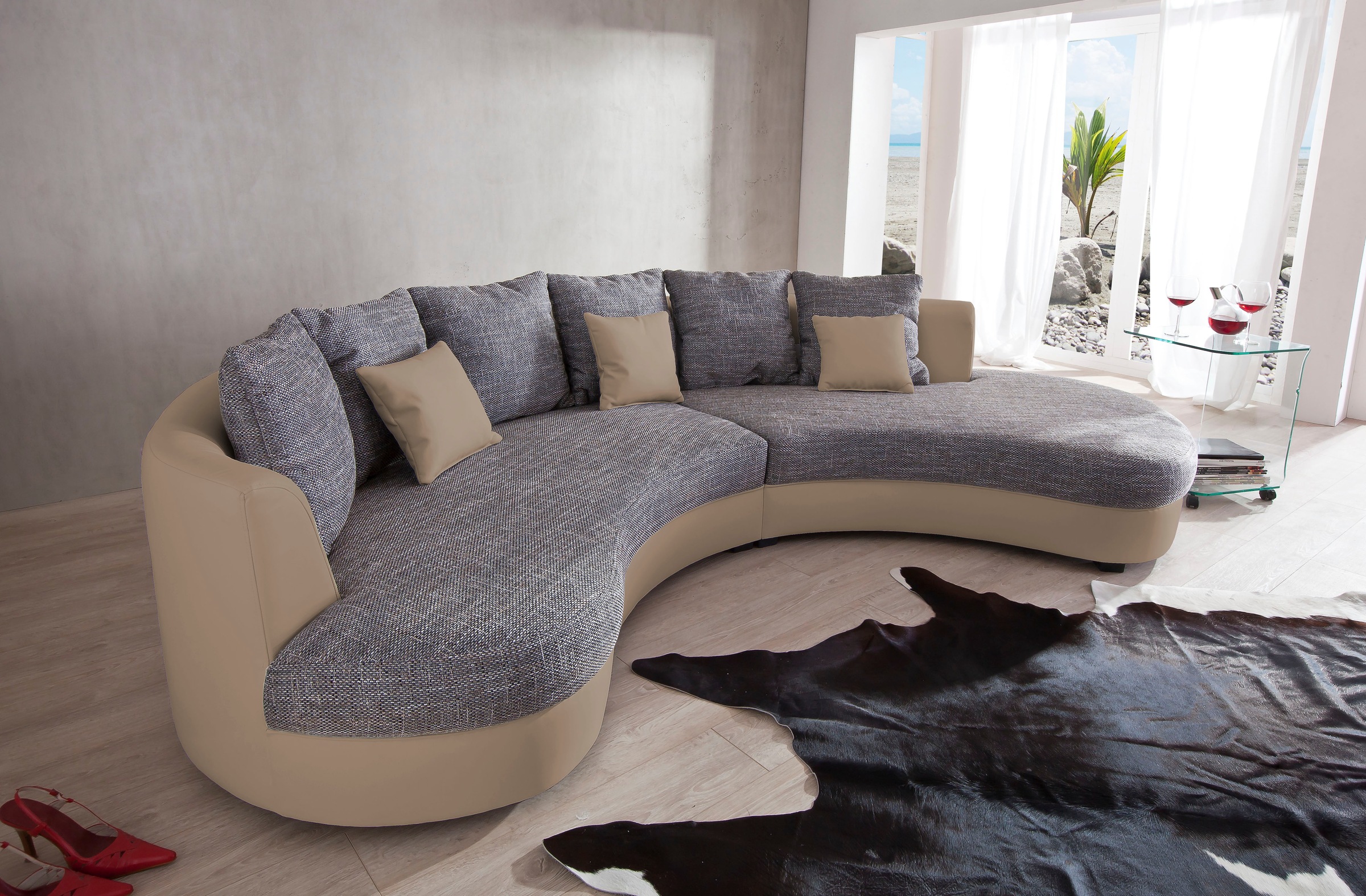 INOSIGN Ecksofa »Limoncello organische Formensprache, OTTOs Choice, L-Form« günstig online kaufen