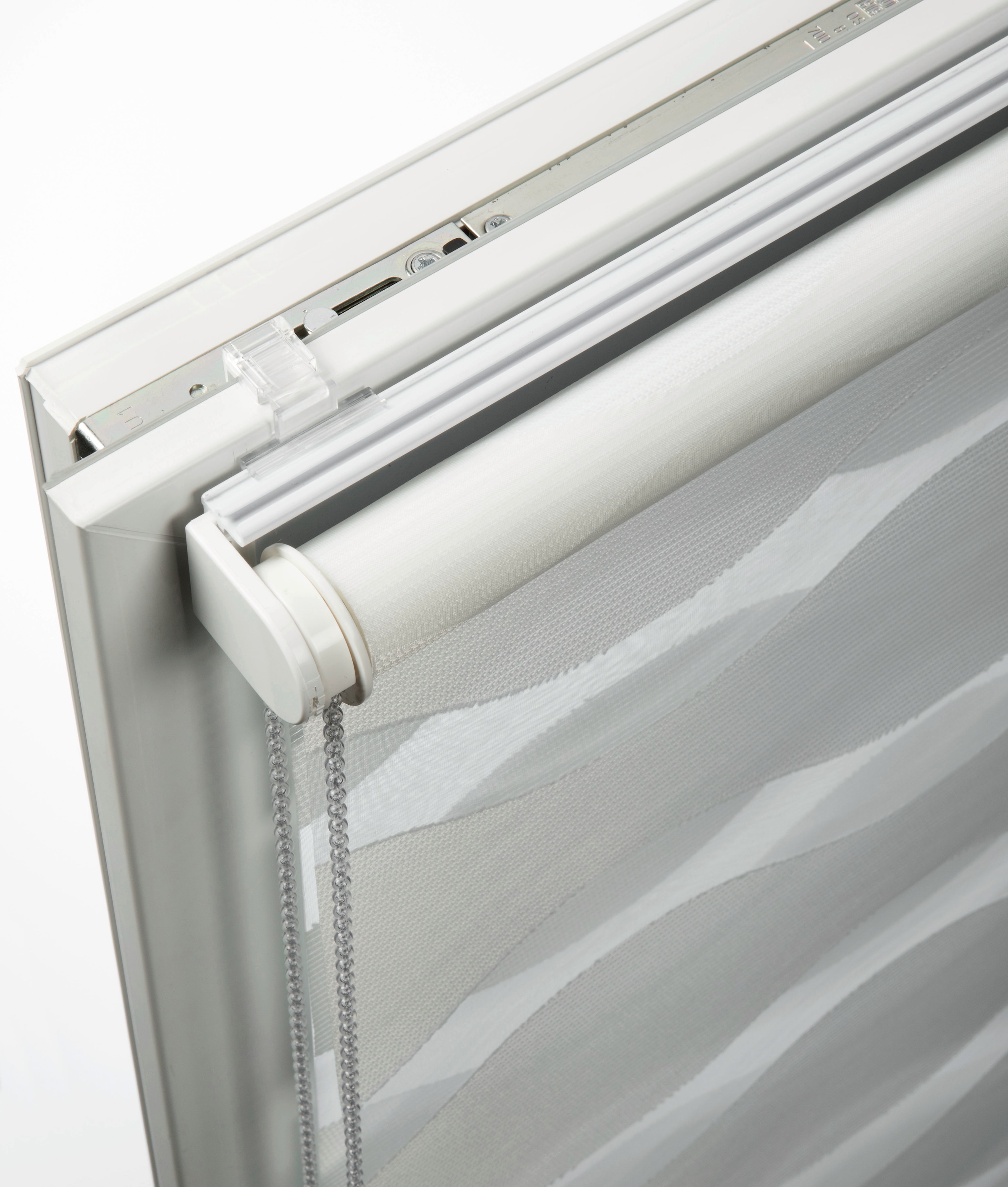SCHÖNER WOHNEN-Kollektion Doppelrollo »Tilda«, transparent, Sichtschutz, mit Bohren/ohne Bohren, freihängend, geklemmt, silberne oder weiße Rollo-Technik