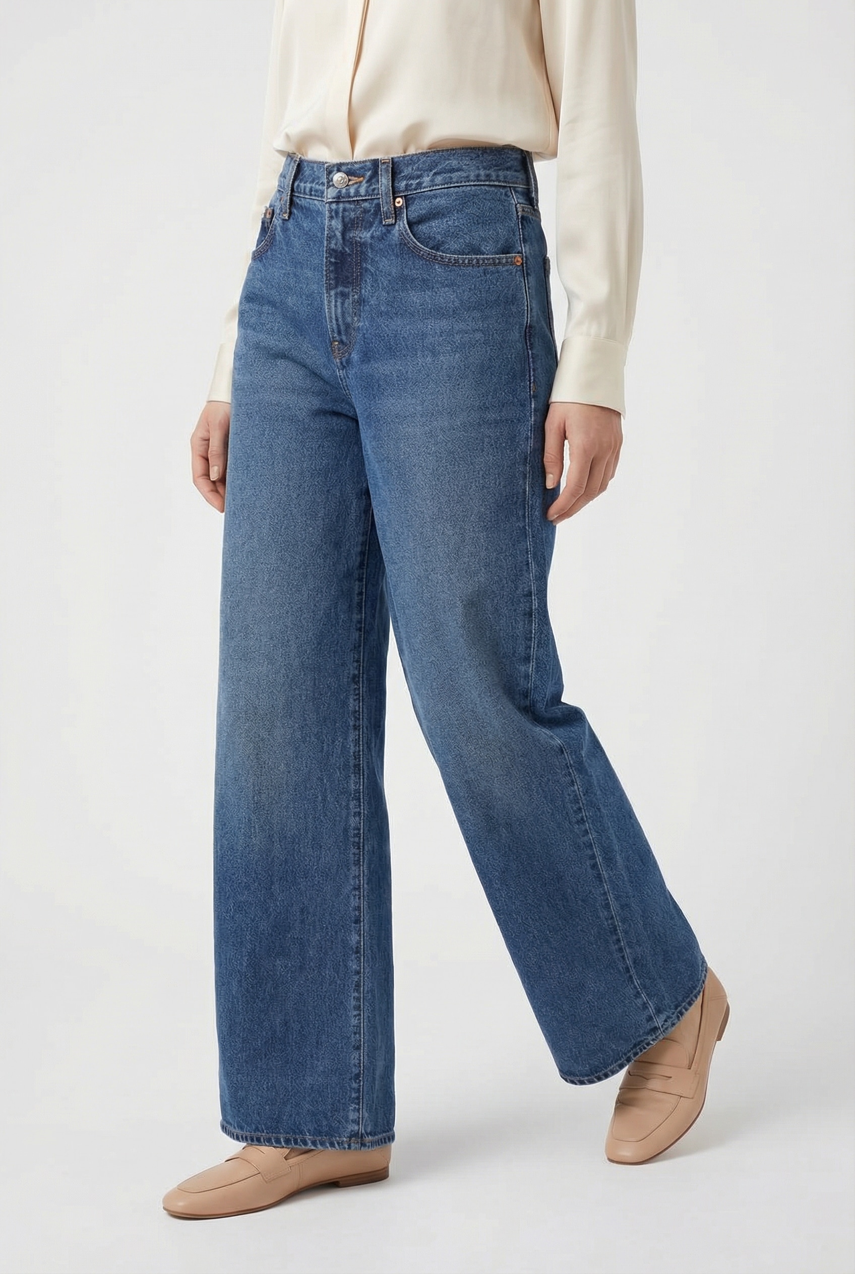 Calvin Klein Jeans Weite Jeans Wide-leg-Passform