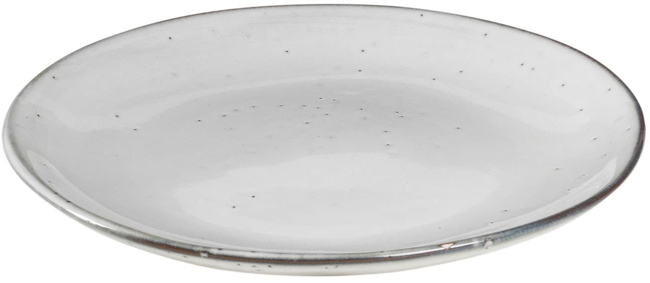 Broste Copenhagen Frühstücks-Geschirrset »Nordic Sand, inklusive 1 Packung Twist Kerzen«, (Set, 7 tlg.), Beliebte Geschirr Sets Exclusiv mit Geschenk