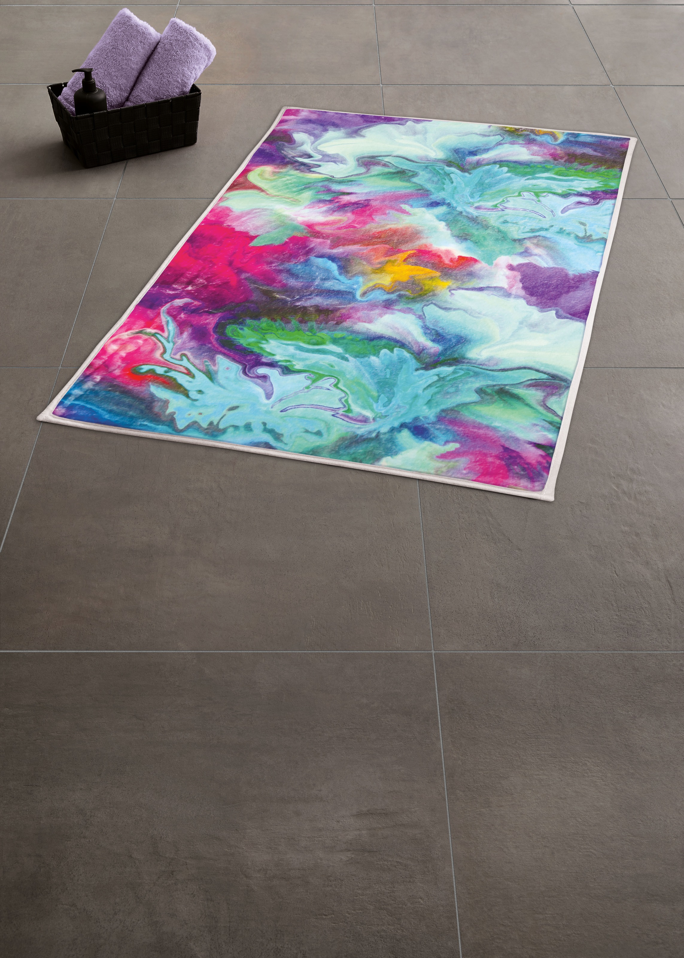 Kleine Wolke Badematte »Fusion«, rutschhemmend beschichtet, fußbodenheizung günstig online kaufen