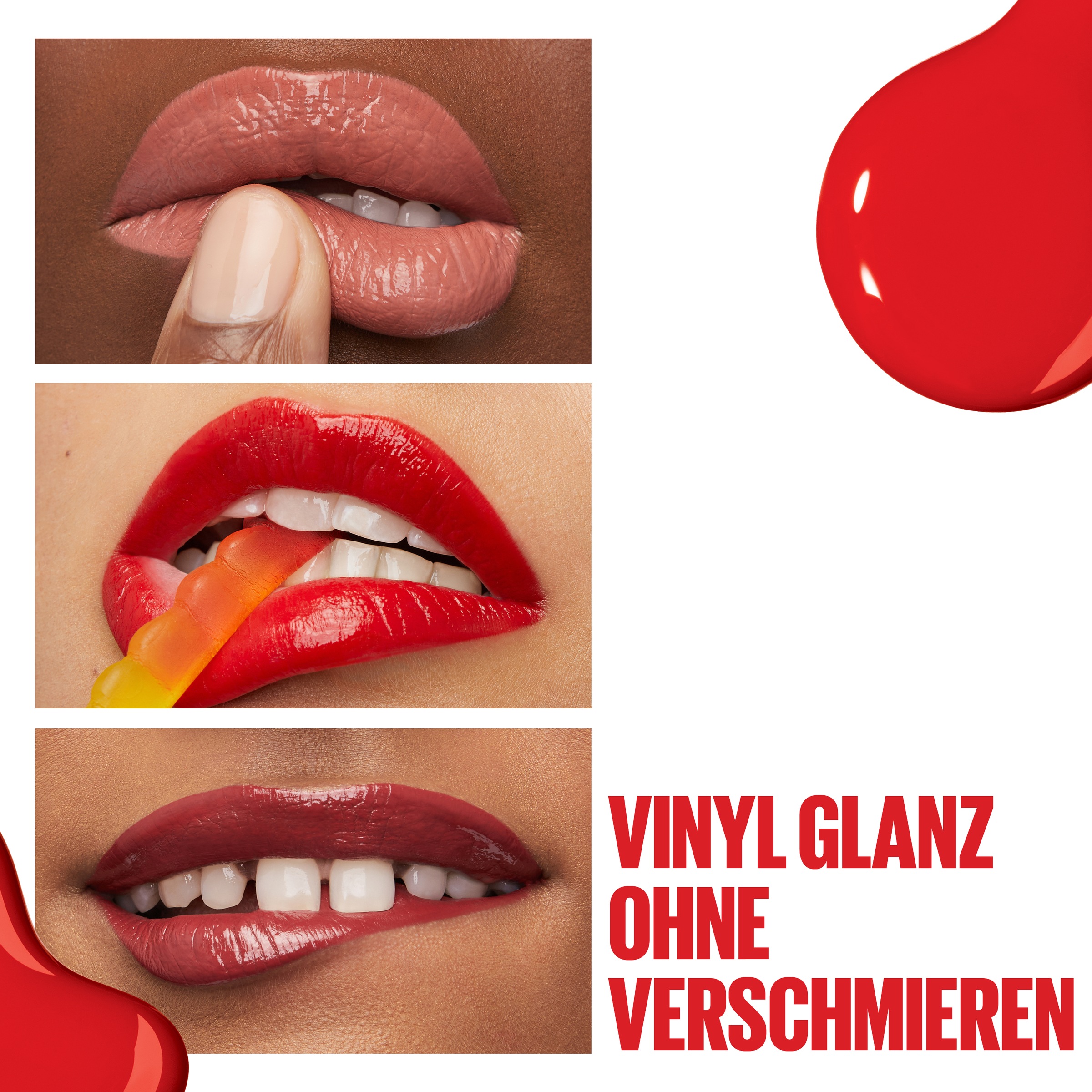 MAYBELLINE NEW YORK Lippenstift »SUPER STAY VINYL INK« kreiert ein sofort glänzendes Vinyl-Finish und bis zu 16H Halt