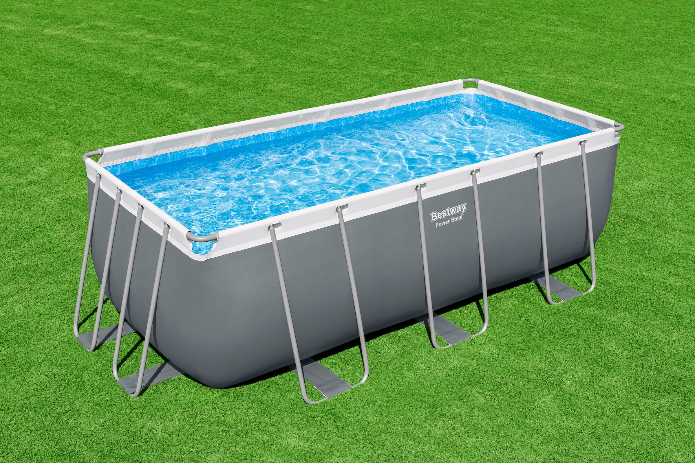 Bestway Framepool online Pool mit 412x201x122 Steel™«, »Power cm, grau (Set), Frame kaufen Sandfilteranlage