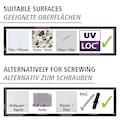 WENKO Zahnputzbecher »UV-Loc® Isera«, befestigen ohne Bohren mit innovativem Klebesystem