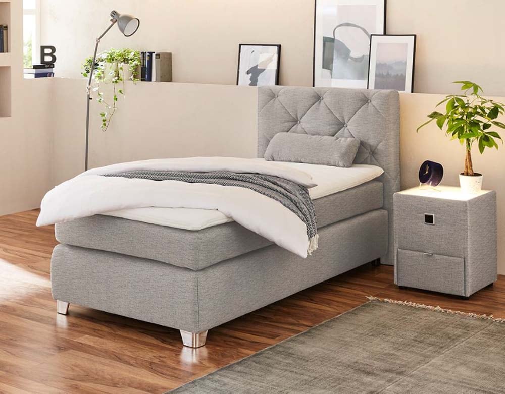 Jockenhöfer Gruppe Boxspringbett Finja, mit Topper und Zierkissen günstig online kaufen