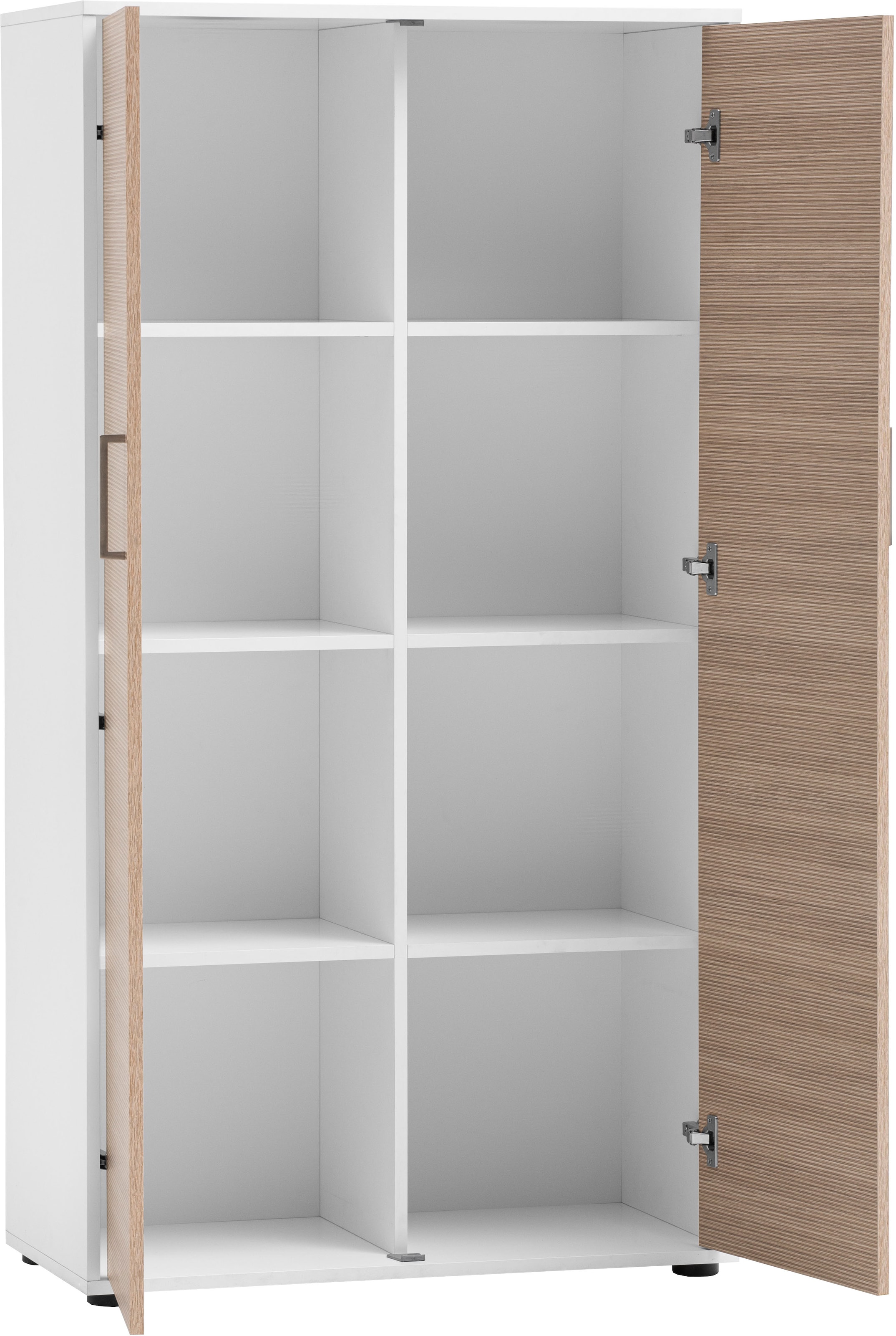 Schildmeyer Aktenschrank »METZ, 2 Türen in Canello, Höhe 150 cm, 8 Fächer, MADE IN GERMANY« 1 Stk. tlg. Fronten in Canello,  MADE IN GERMANY