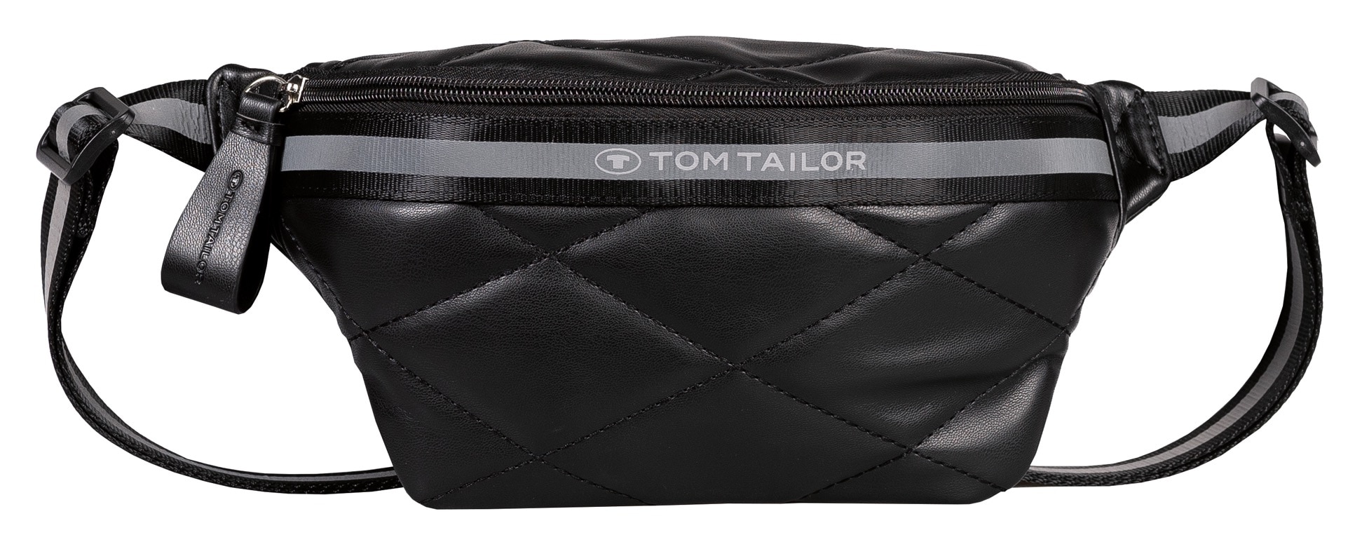 TOM TAILOR Bauchtasche »Mica«, aus weich genarbtem Lederimitat mit klassischer Rautensteppung