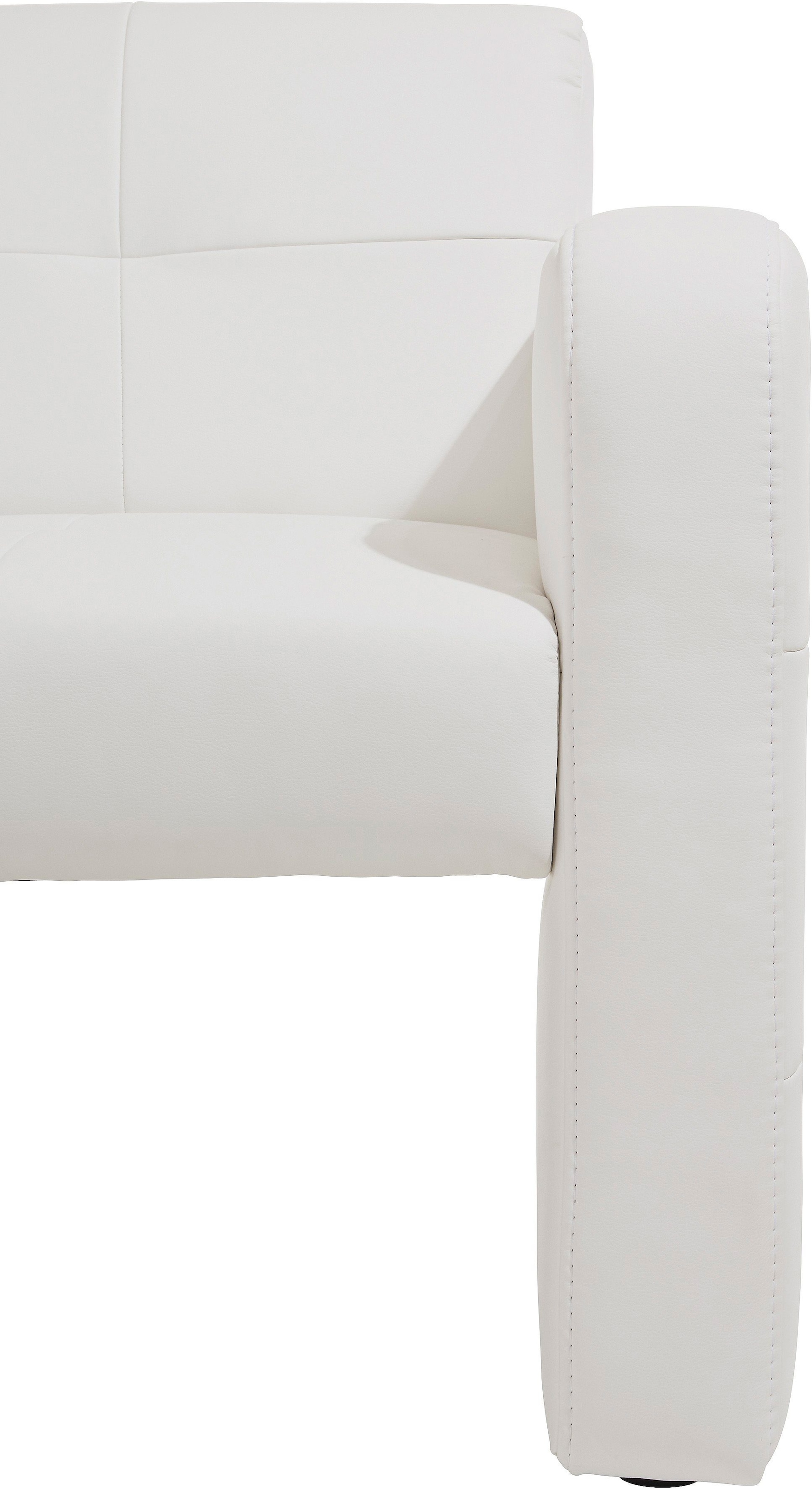 exxpo - sofa fashion 2-Sitzer »Barista, modern und bequem, hoher Sitzkomfort«, moderne Sitz- und Rückenverarbeitung, frei im Raum stellbar