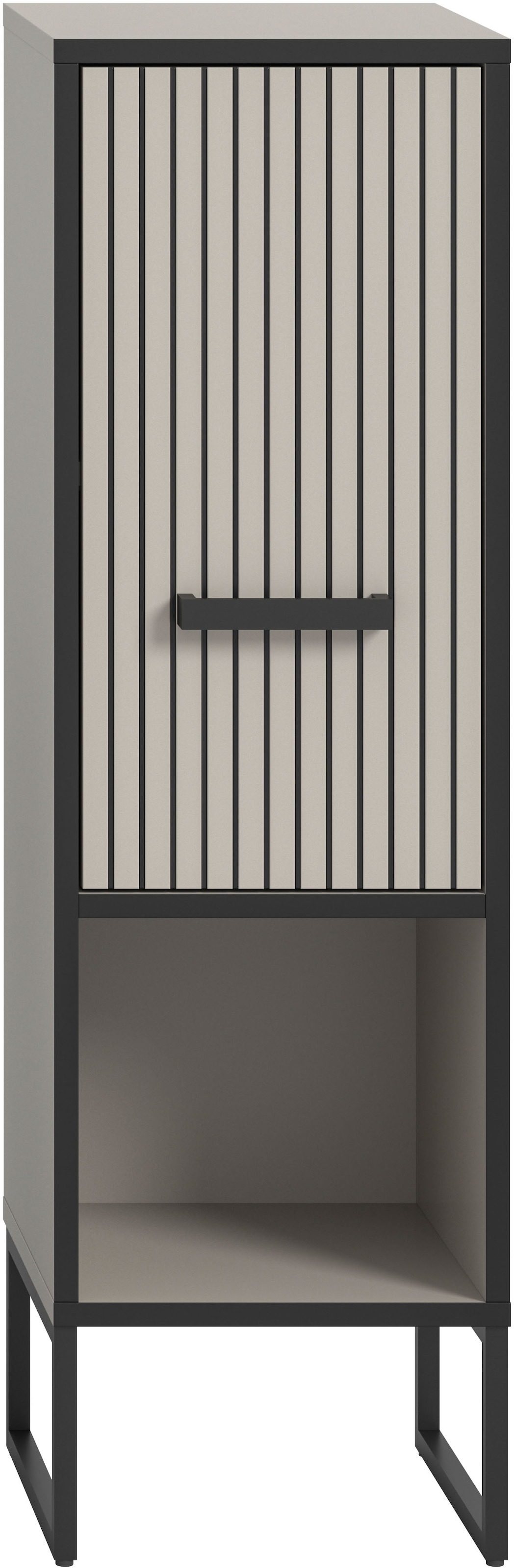 welltime Unterschrank »Locri, Höhe 101 cm, 1 Tür« 1 Stk. tlg. Türanschlag wechselbar, modernes Design, Badschrank, Bad