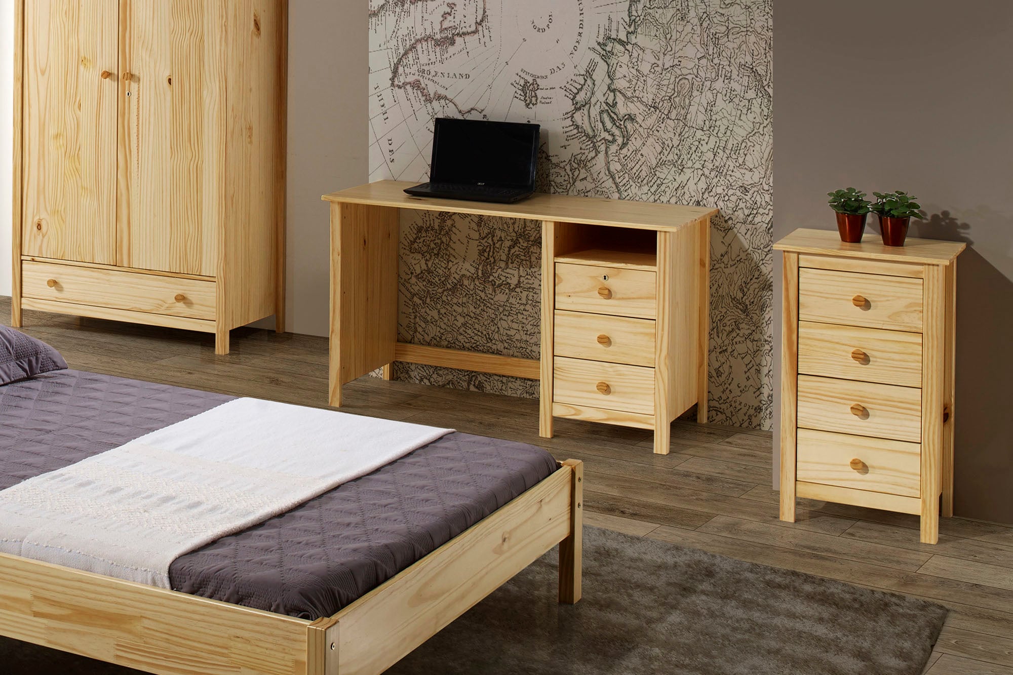 Home affaire Kommode, (1 St.), Schubladen mit Metallauszügen