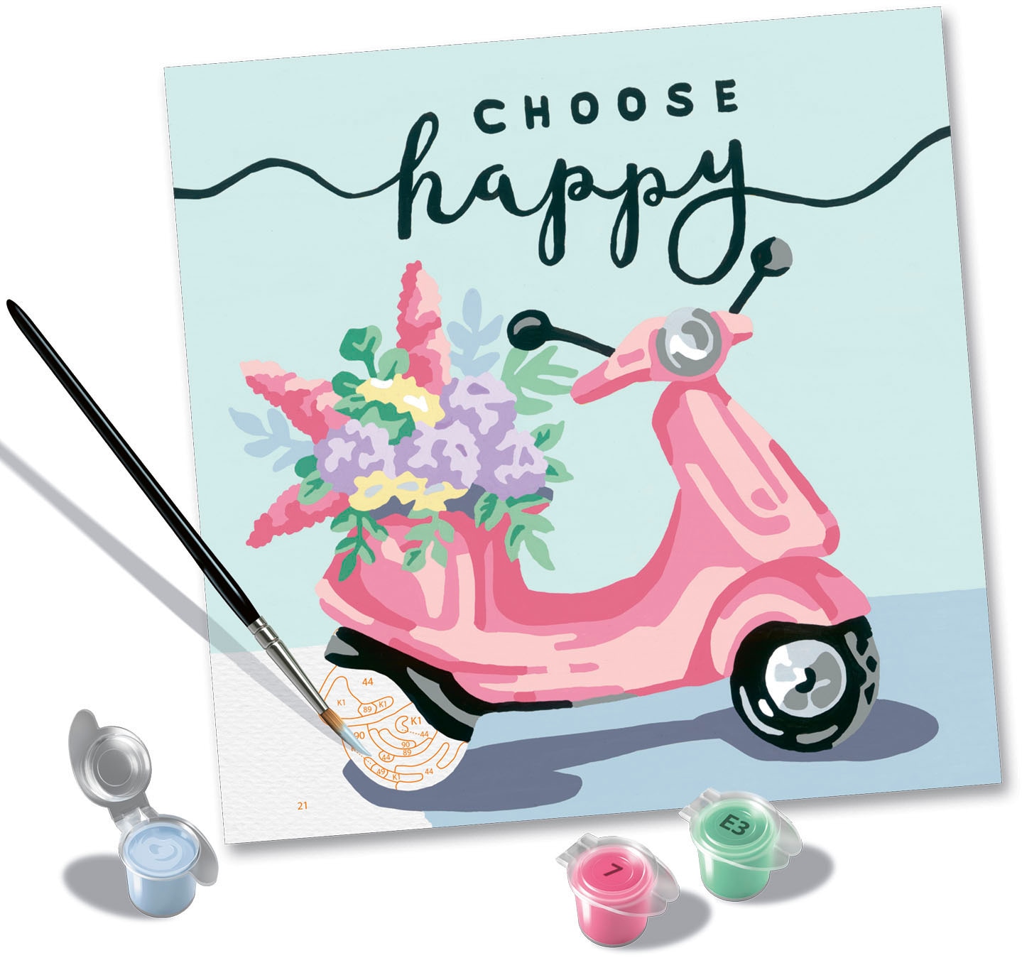 Ravensburger Malen nach Zahlen »CreArt, Choose happy«, Made in Europe