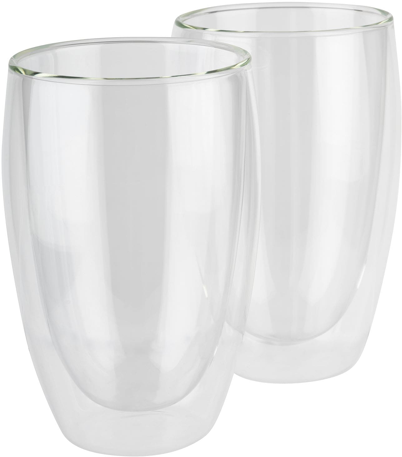 APS Latte-Macchiato-Glas »TWINZ«, (Set, 2 tlg.), Ø 8,5 cm, H: 14 cm, 380 ml günstig online kaufen