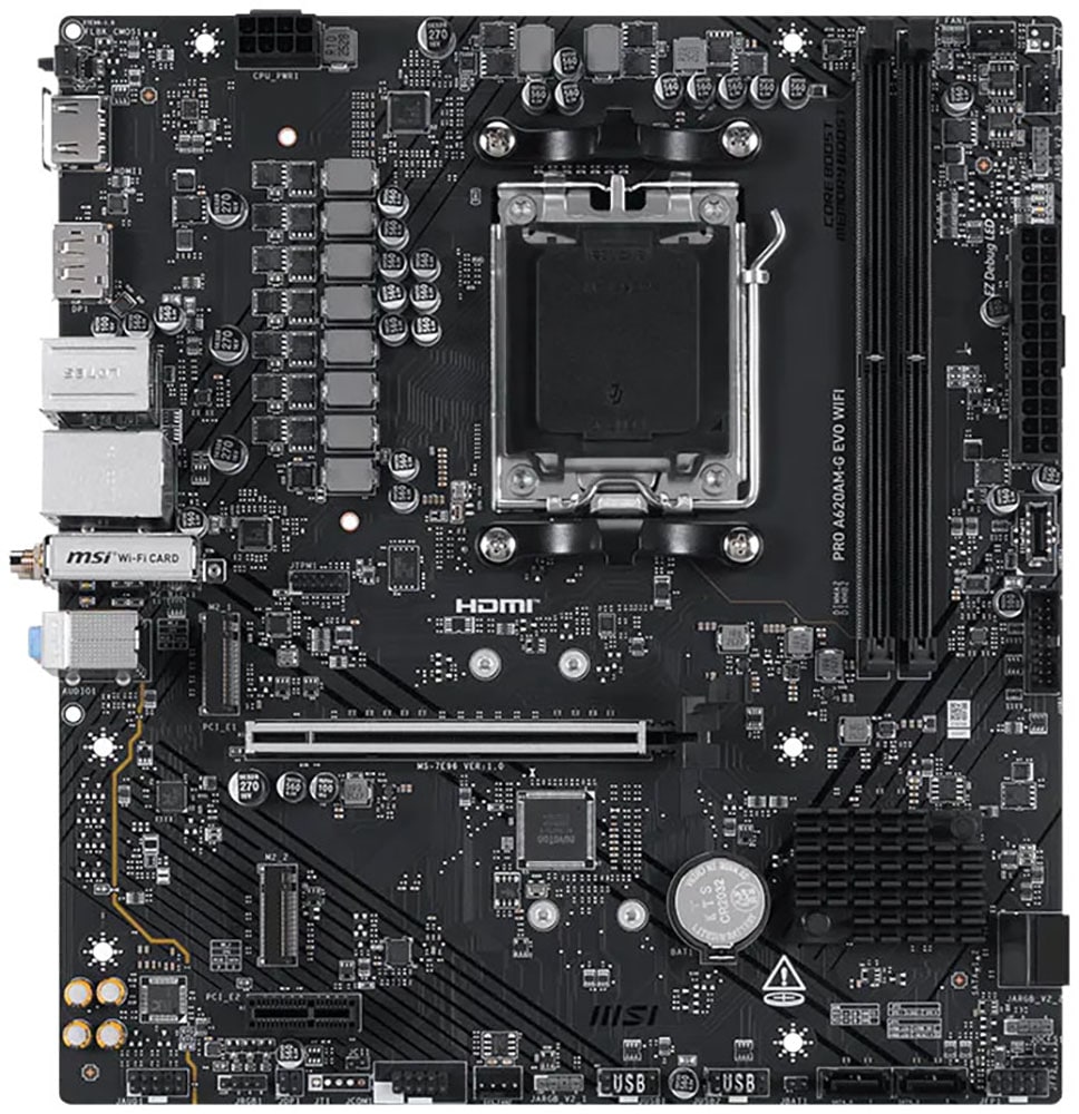 MSI Mainboard »Pro A620AM-G EVO WIFI«