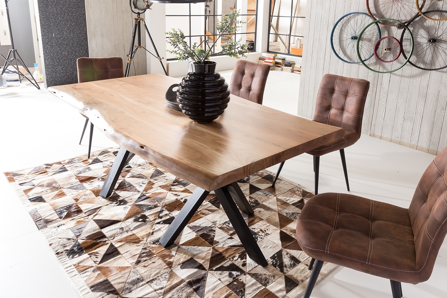 SIT Tischbein, (1 St.), extravagante Formen