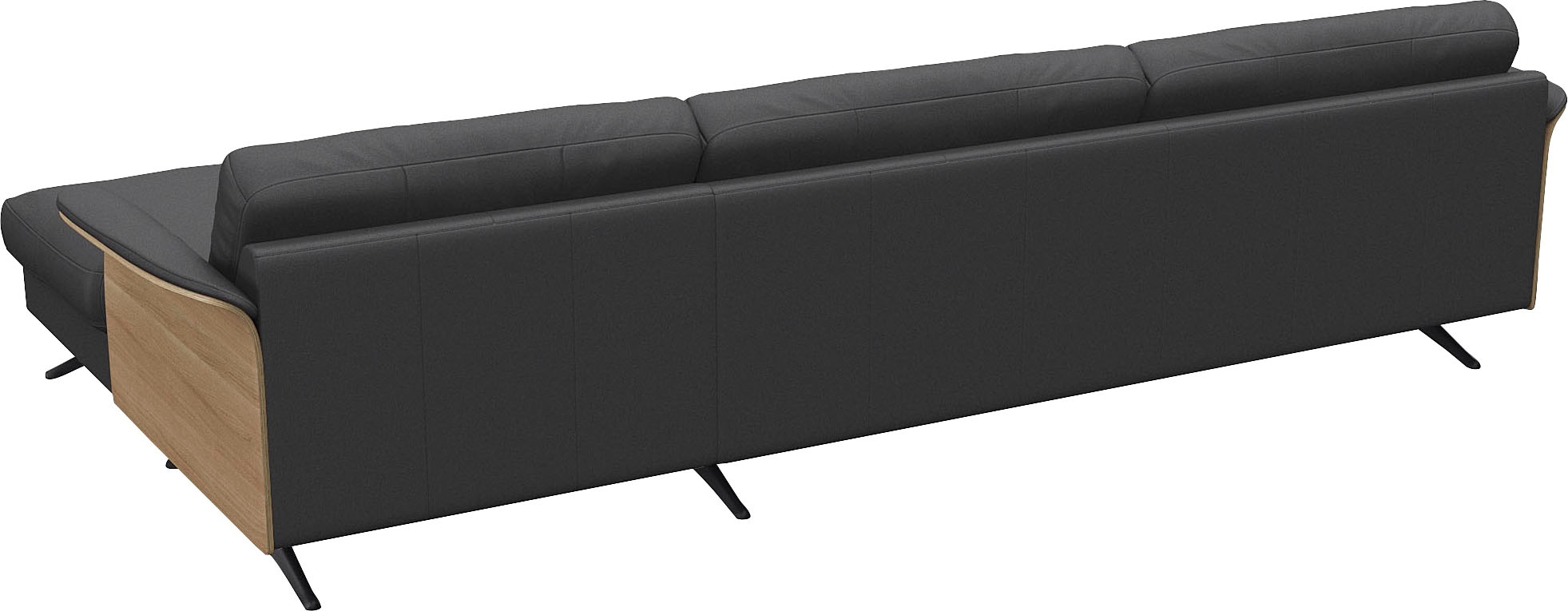 FLEXLUX Ecksofa »Glow, super bequem durch hochwertigem Sitzaufbau mit Federkern, L-Form«, Modernes skandinavisches Design