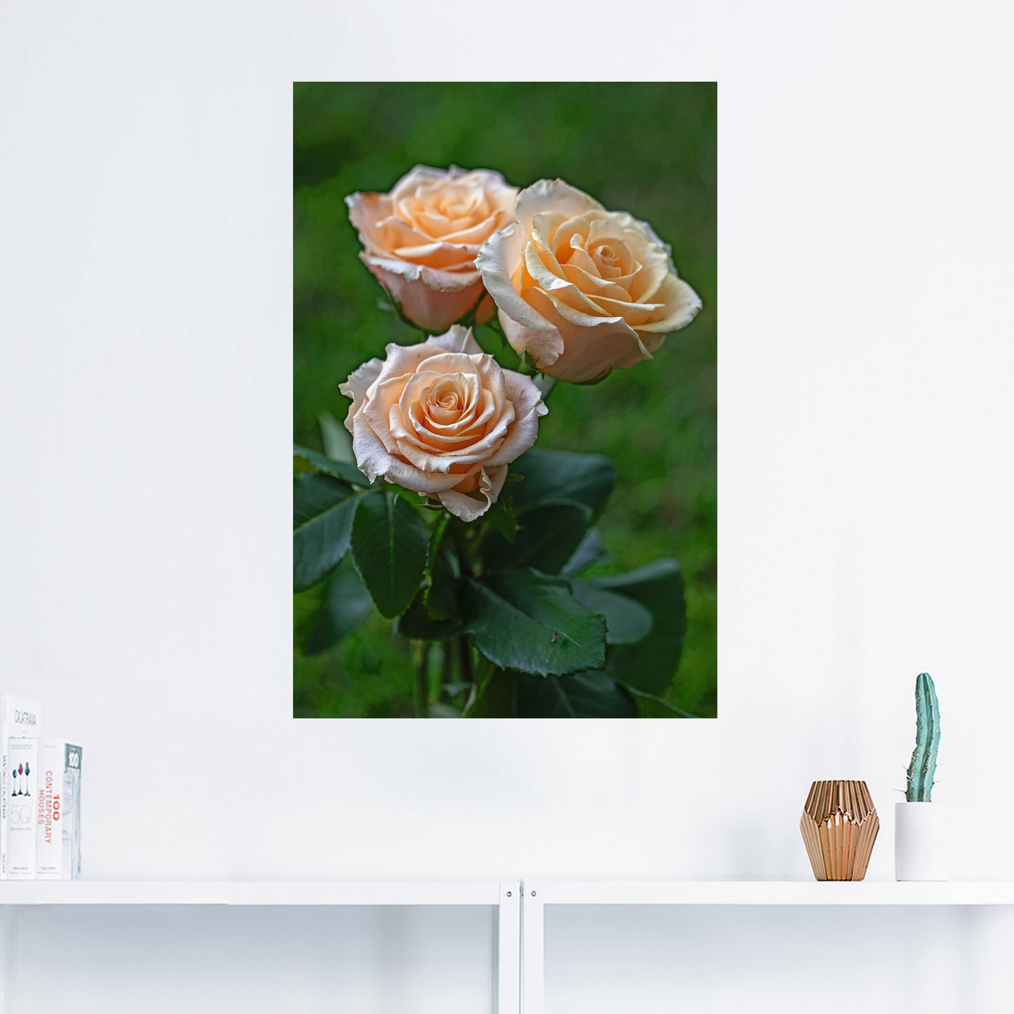 Artland Wandfolie »wunderschöne Rosen«, Blumenbilder, (1 St.), selbstklebend