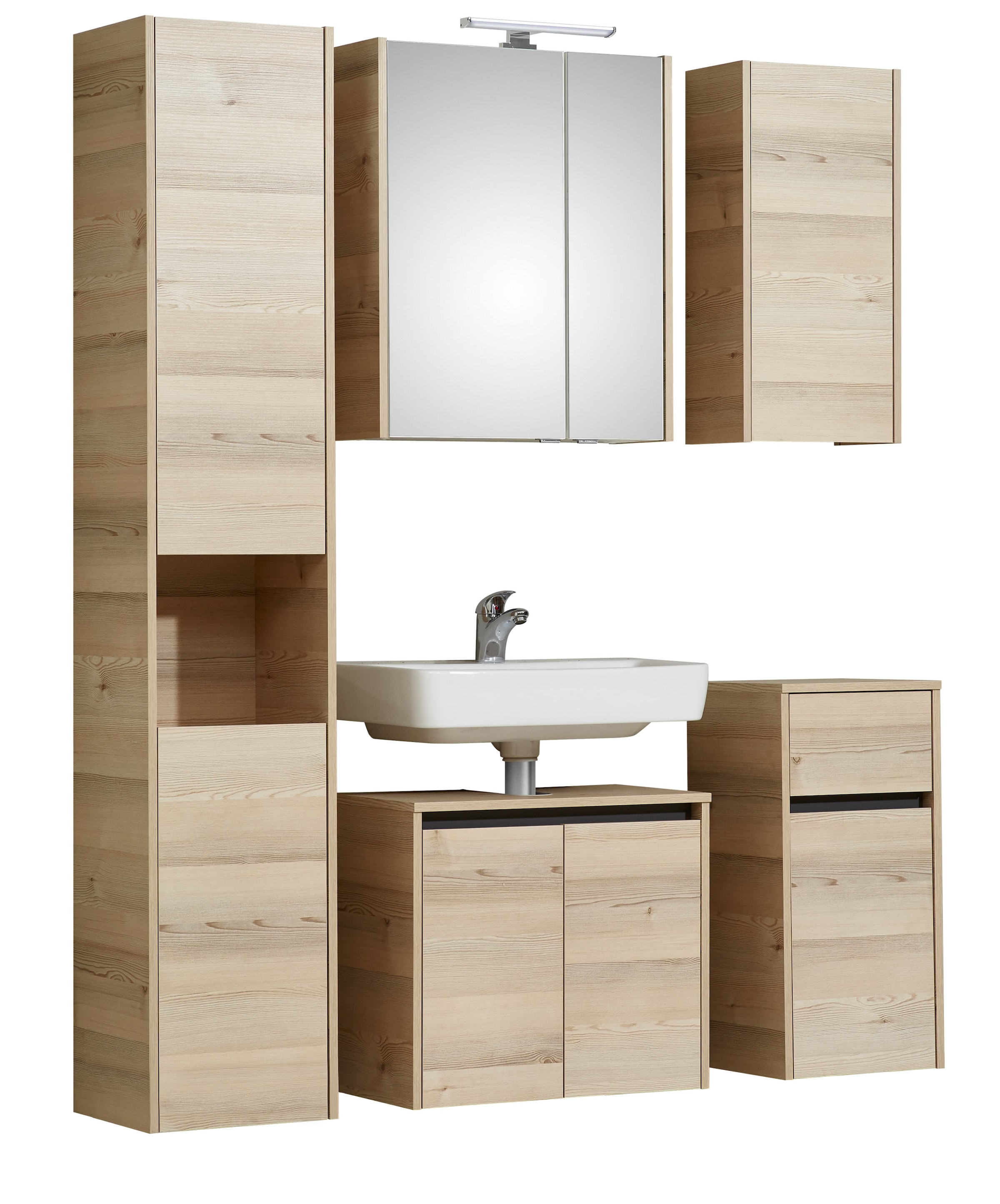 Saphir Badmöbel-Set »Quickset 393«, (Komplett-Set, 5 St.) günstig online kaufen