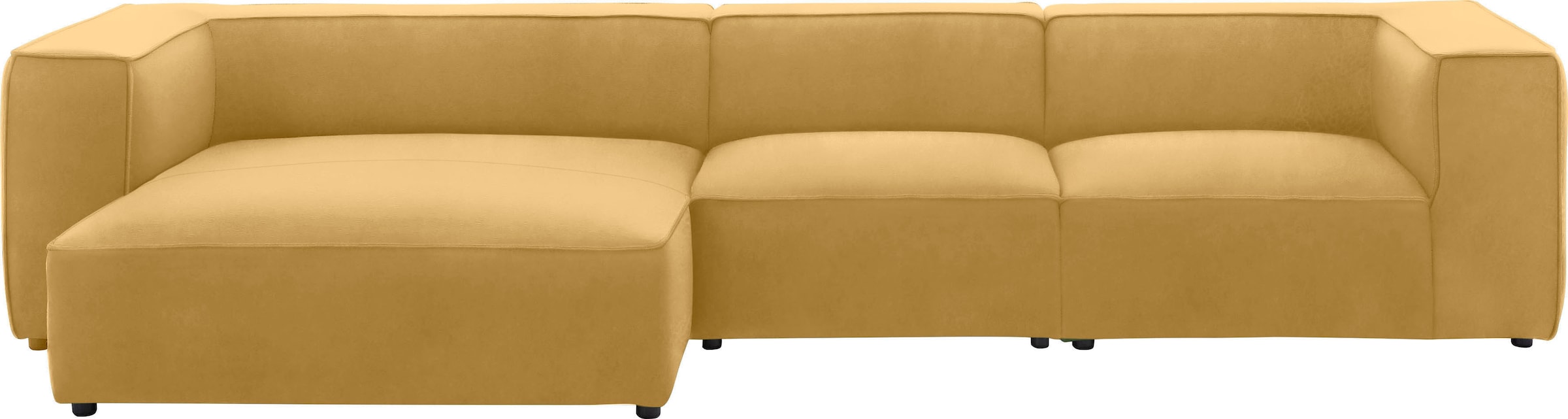 W.SCHILLIG Ecksofa »around-the-block«, mit eleganter Biese, mit Federkern, Breite 341 cm