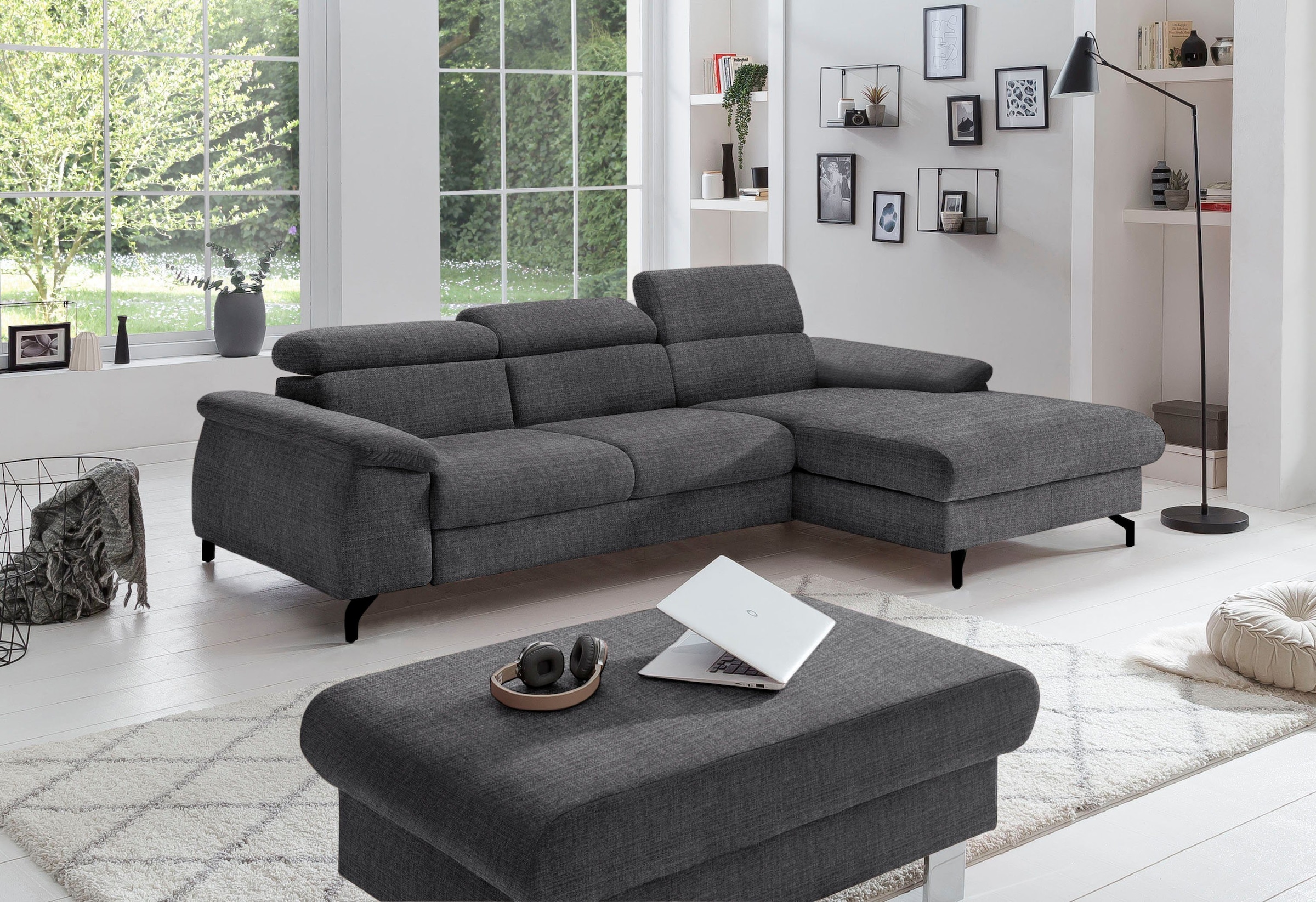 COTTA Polstergarnitur »Komaris L-Form«, (Set), Set bestehend aus: Ecksofa m günstig online kaufen