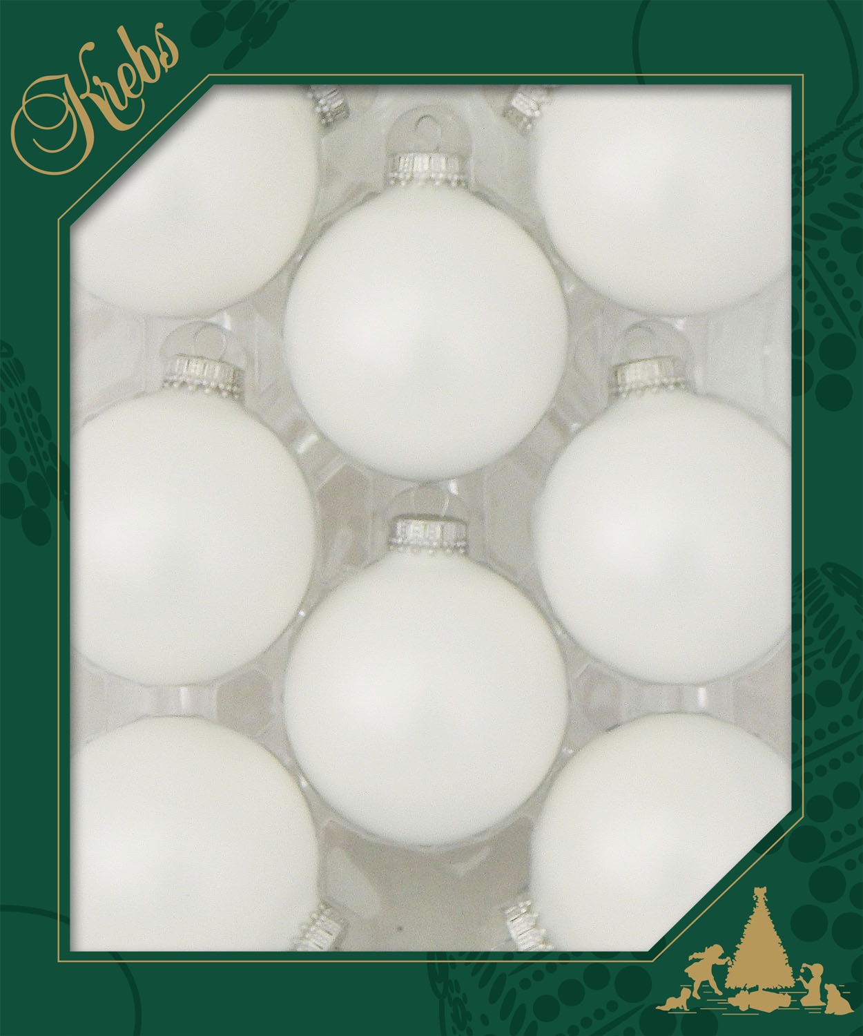 Krebs Glas Lauscha Weihnachtsbaumkugel »CBK84700, Weihnachtsdeko, Christbaumschmuck, Christbaumkugeln Glas«, (Set, 8 St.)