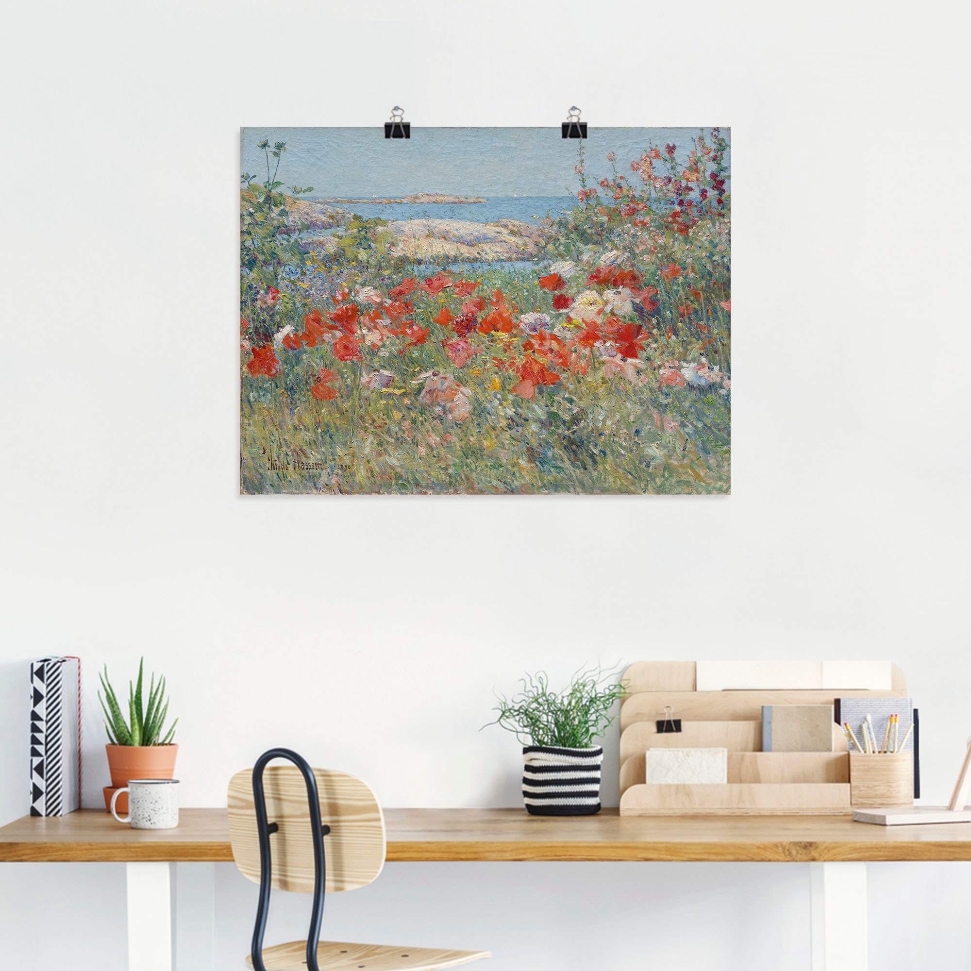 Artland Wandbild "Celia Thaxters Garten 1890.", Blumenwiese, (1 St.), als L günstig online kaufen