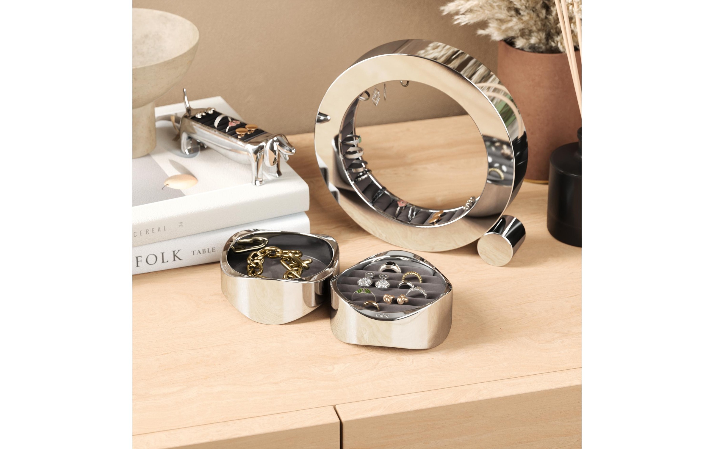 Umbra Aufbewahrungsbox »Mavy 11 cm Silber«