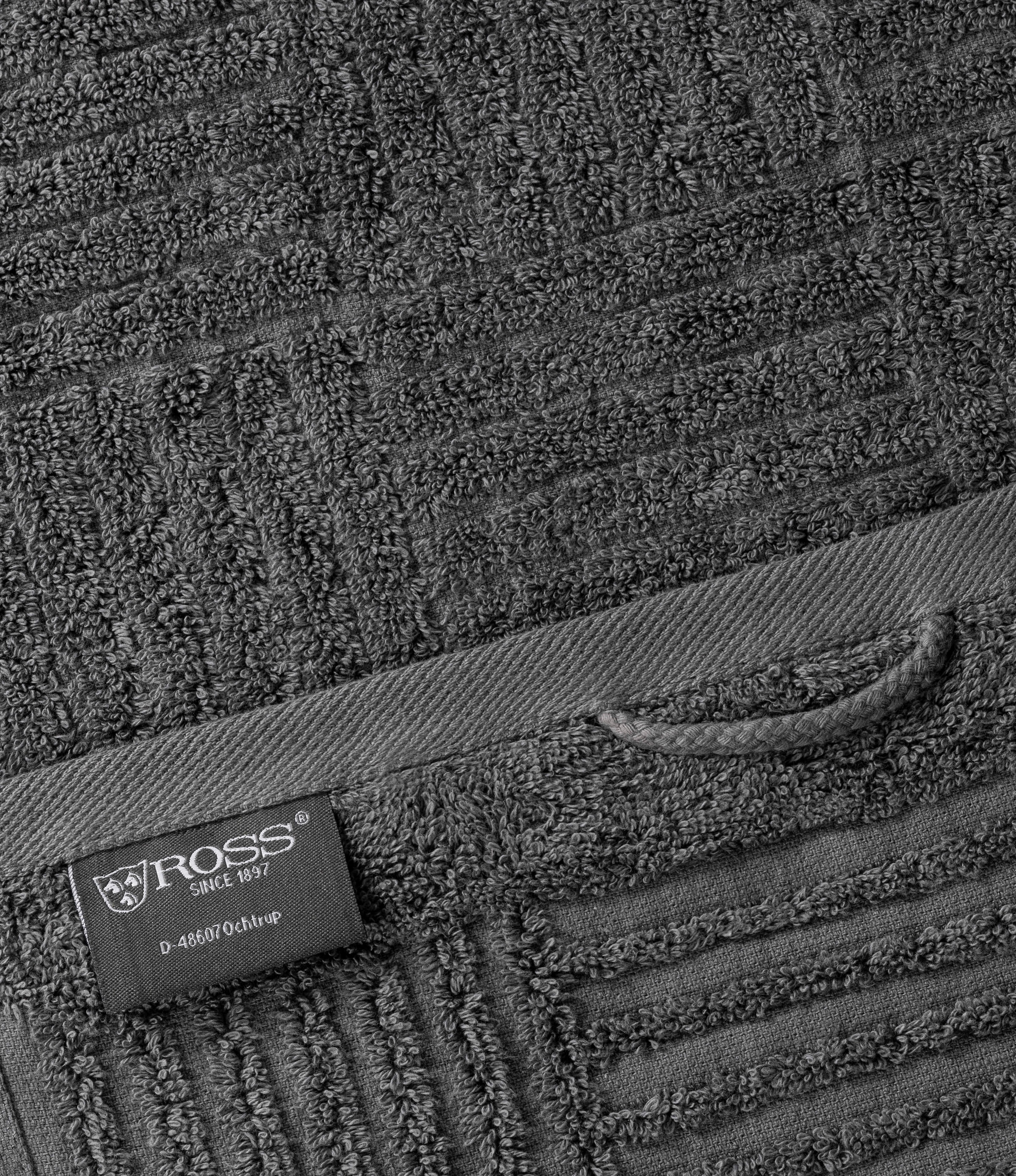 ROSS Handtücher »CARRE«, (Packung, 2 St.), 100% Baumwolle