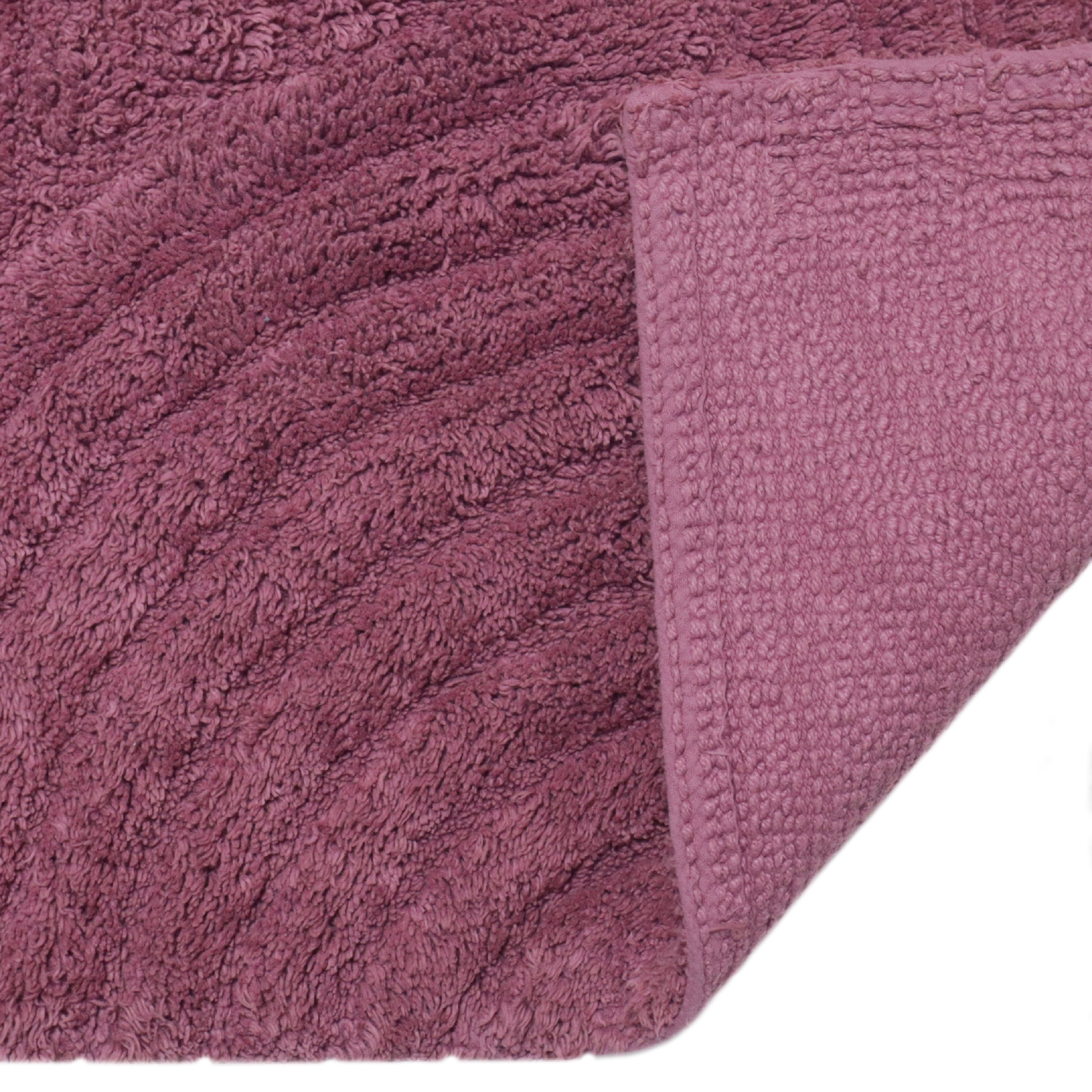 my home Badematte »Juna, Badvorleger, Badezimmer Teppich, Zen, Scandi, Boho«, rutschhemmend beschichtet, fußbodenheizungsgeeignet, Baumwolle, Hoch-Tief-Effekt, weich