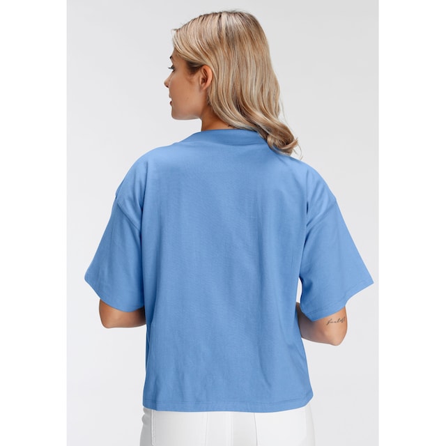 AJC modisch im breitem kaufen mit Online-Shop Oversize-Shirt, Rippen-Rundhalsausschnitt